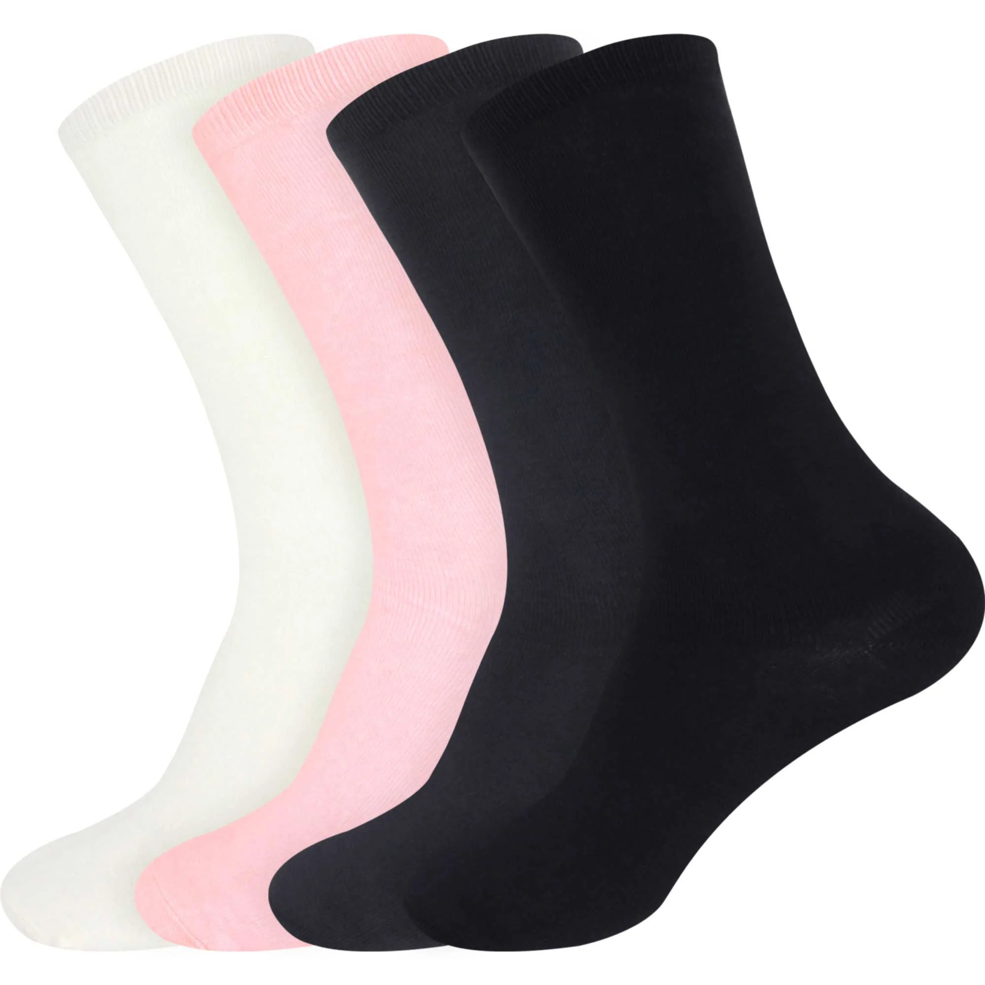 Women's Bamboo Mid-Calf Socks: 4 Pairs - Image 21
