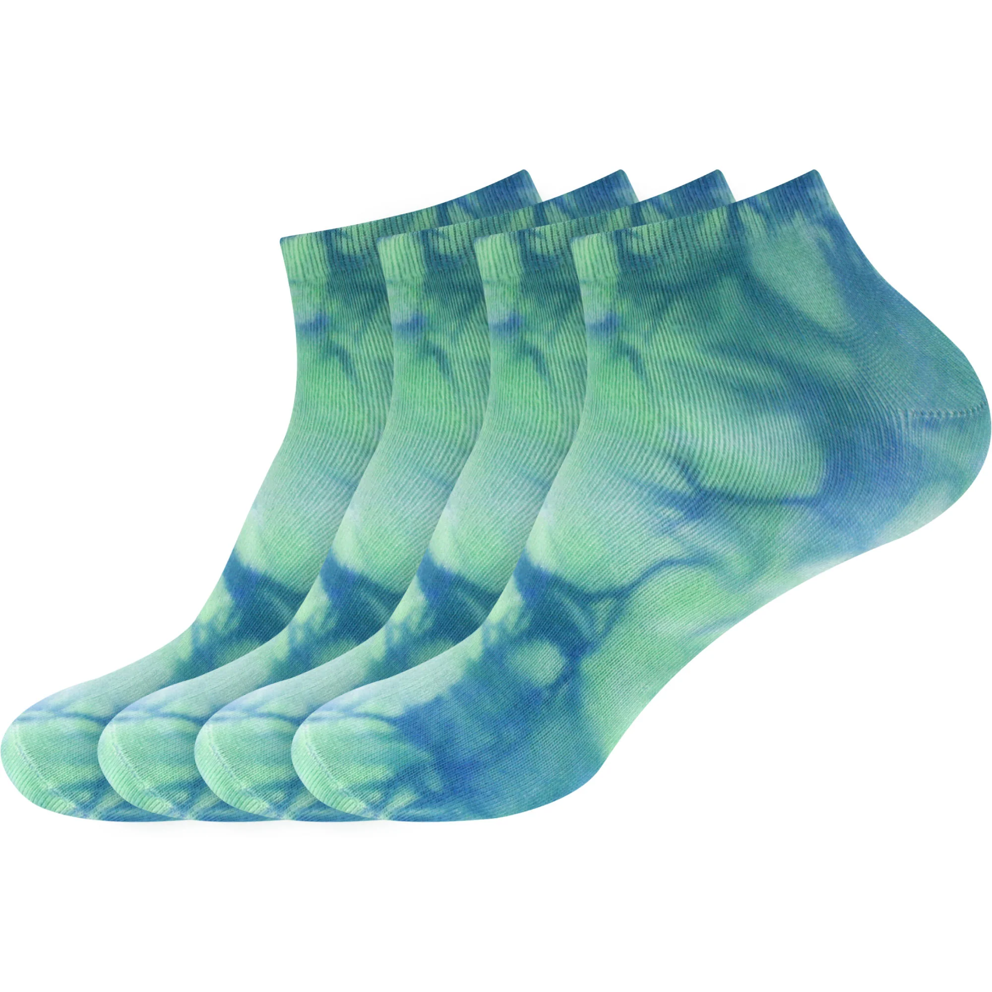Women's Bamboo Tie Dye Ankle Socks: 4 Pairs - Image 14