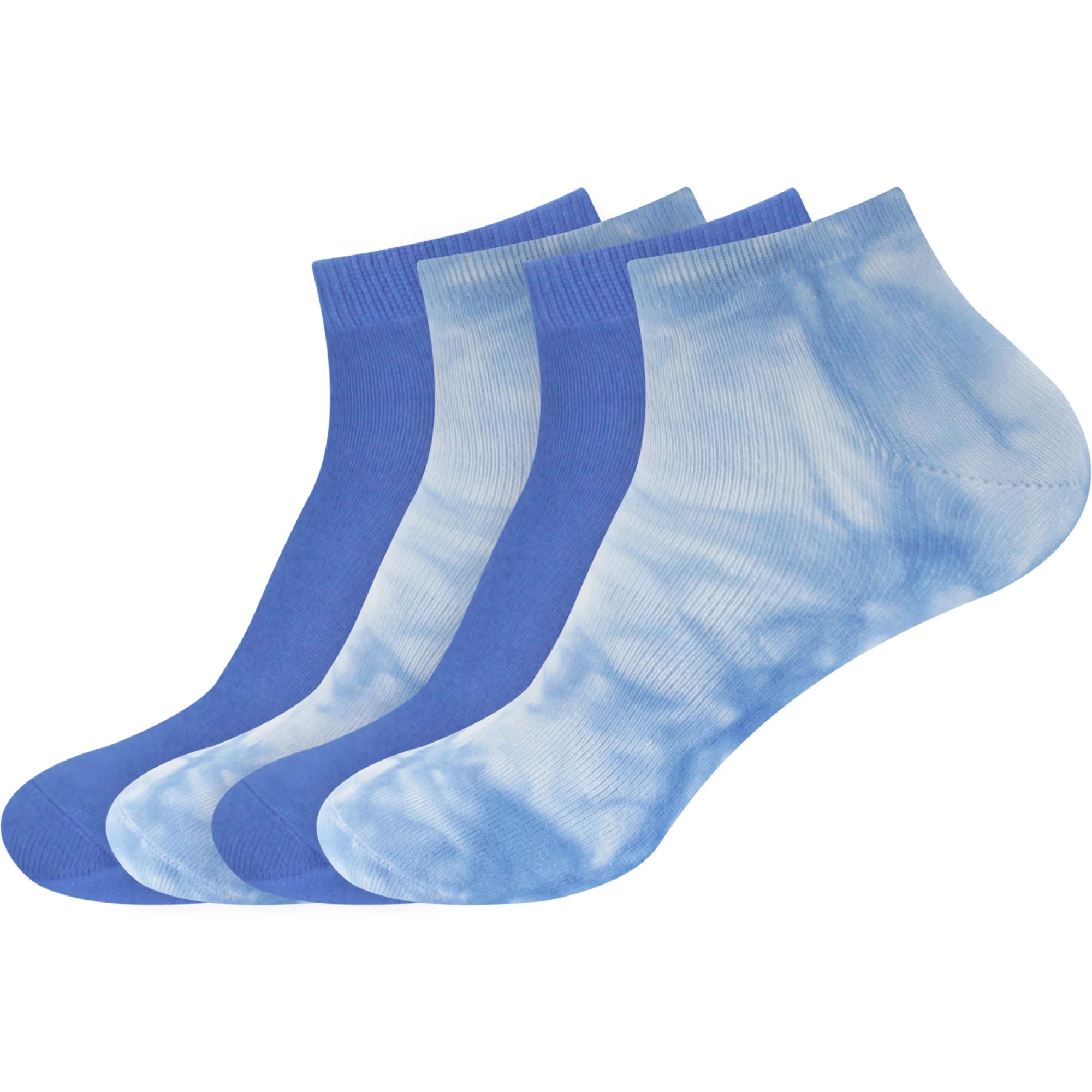 Women's Bamboo Tie Dye Ankle Socks: 4 Pairs - Image 22