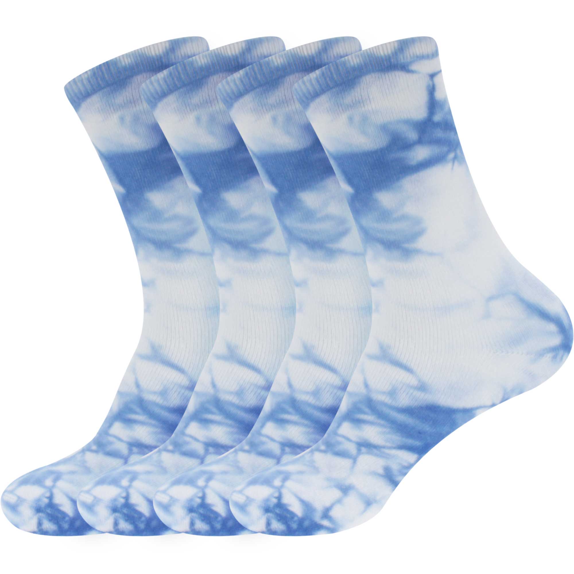 Women's Bamboo Tie Dye Crew Socks: 4 Pairs - Image 13