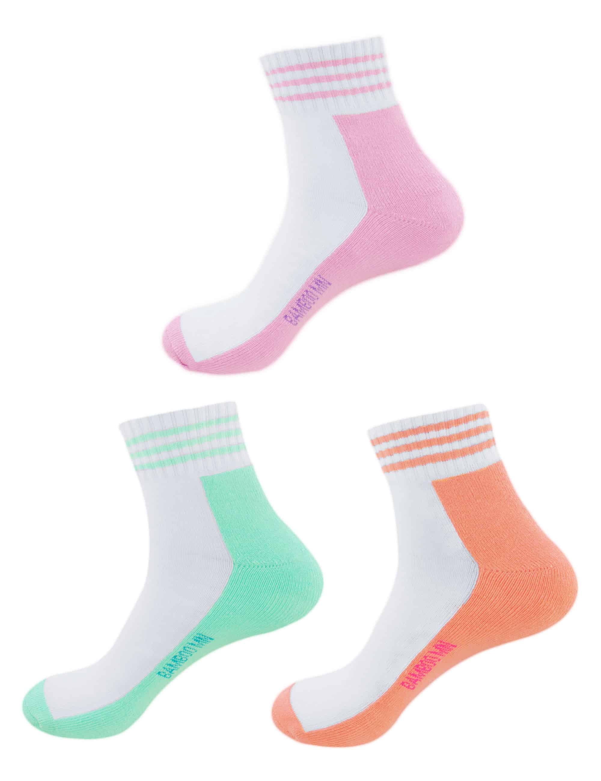 Women's Classic Retro Design Cotton Anklet Quarter Socks - Image 11