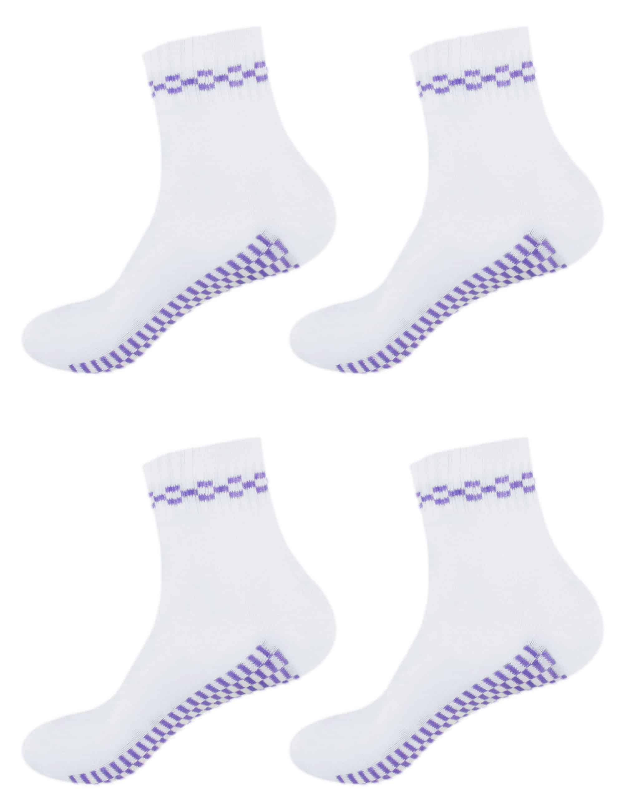 Women's Classic Retro Design Cotton Anklet Quarter Socks - Image 12