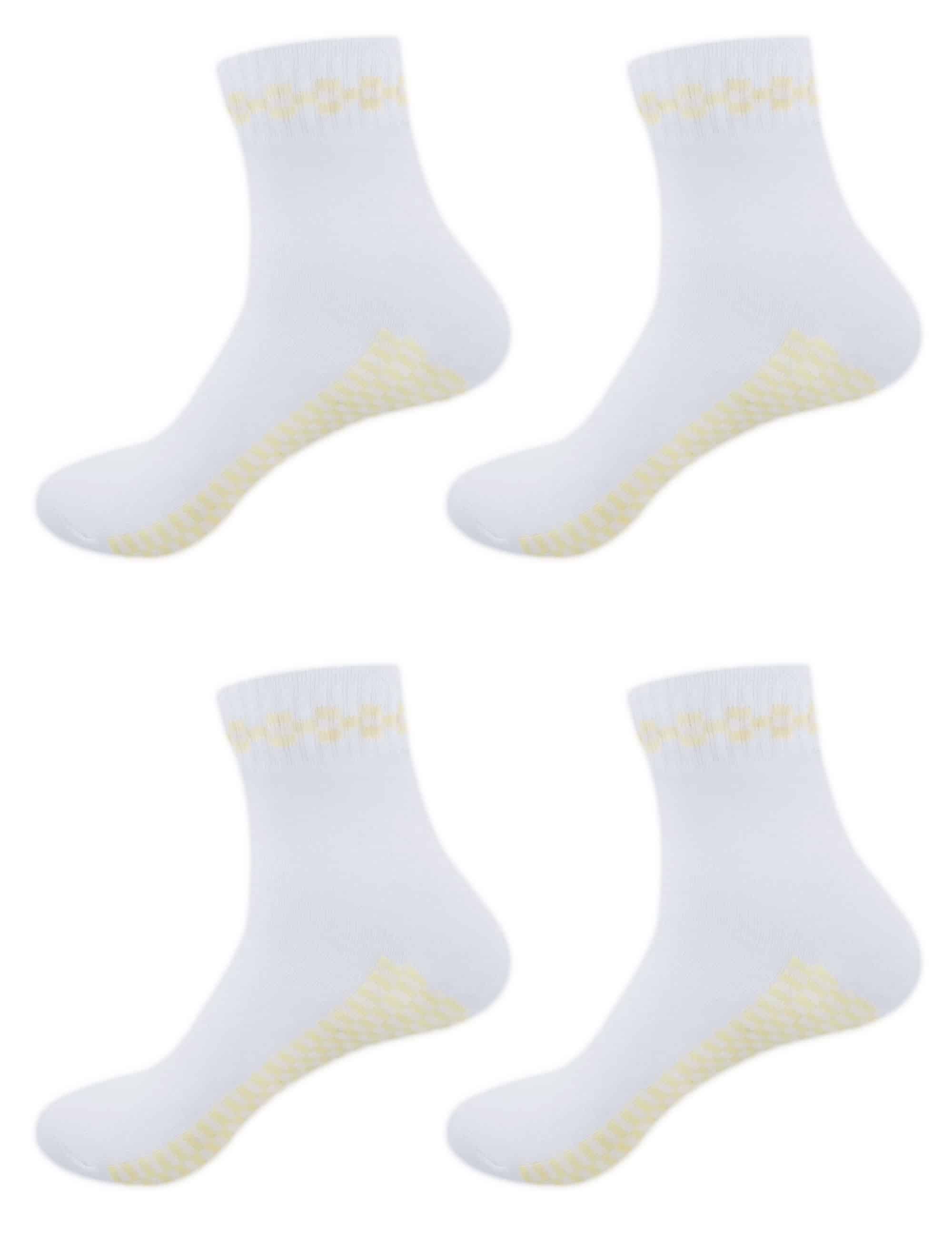 Women's Classic Retro Design Cotton Anklet Quarter Socks - Image 13
