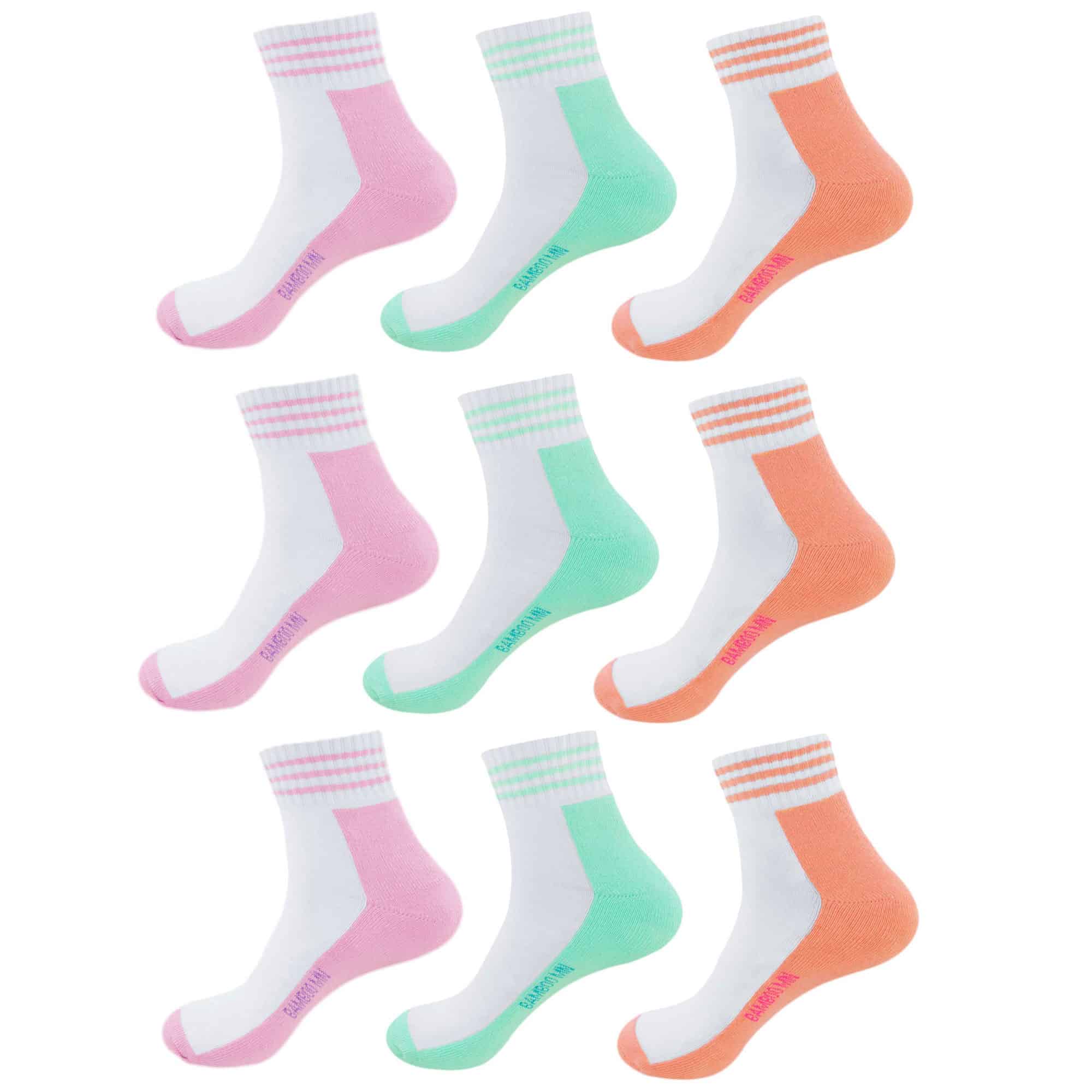Women's Classic Retro Design Cotton Anklet Quarter Socks - Image 18