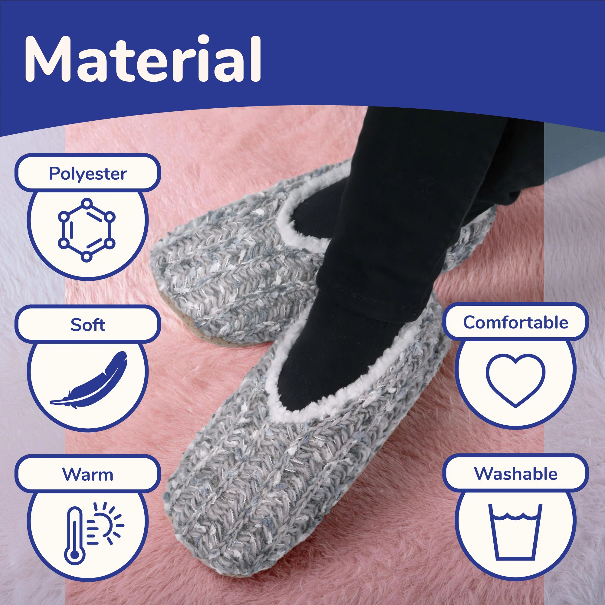 Women's Cozy Anti-Slip Slippers - Image 3