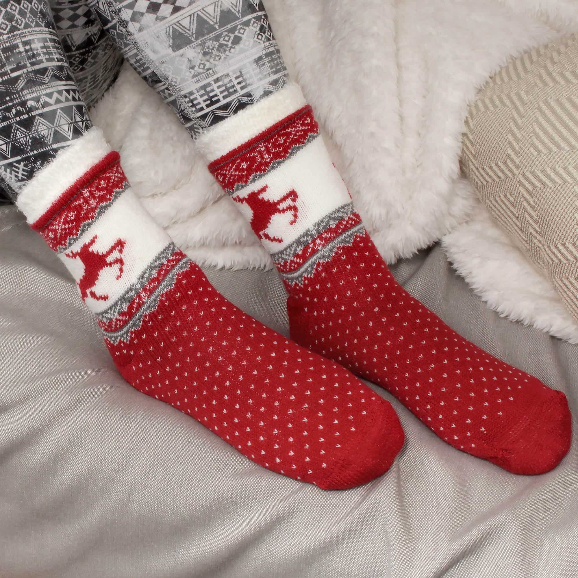 Women's Double Layer Cabin Socks: 1 Pair - Image 2