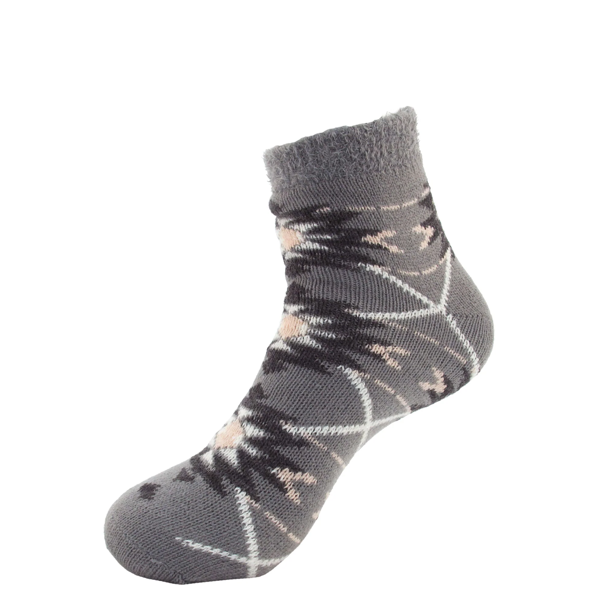 Women's Double Layer Cabin Socks: 1 Pair - Image 20