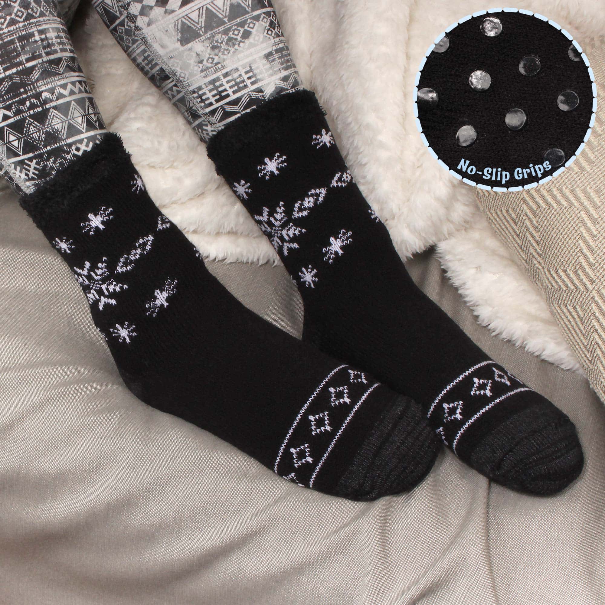 Women's Double Layer Cabin Socks: 1 Pair - Image 4