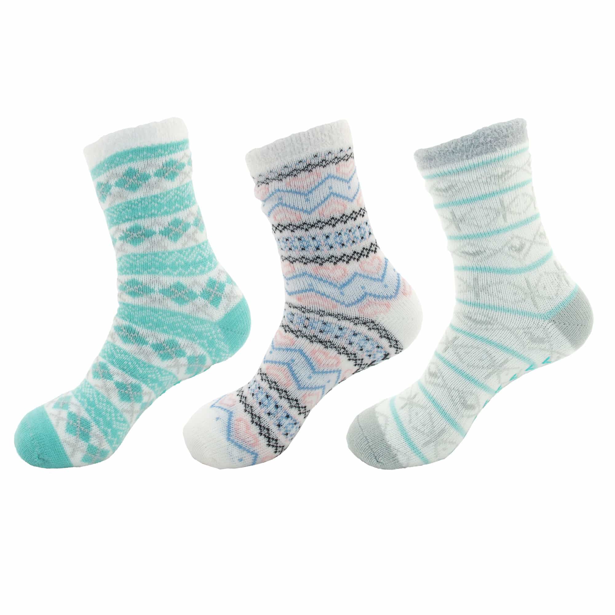 Women's Double Layer Socks: 3 Pairs - Image 15