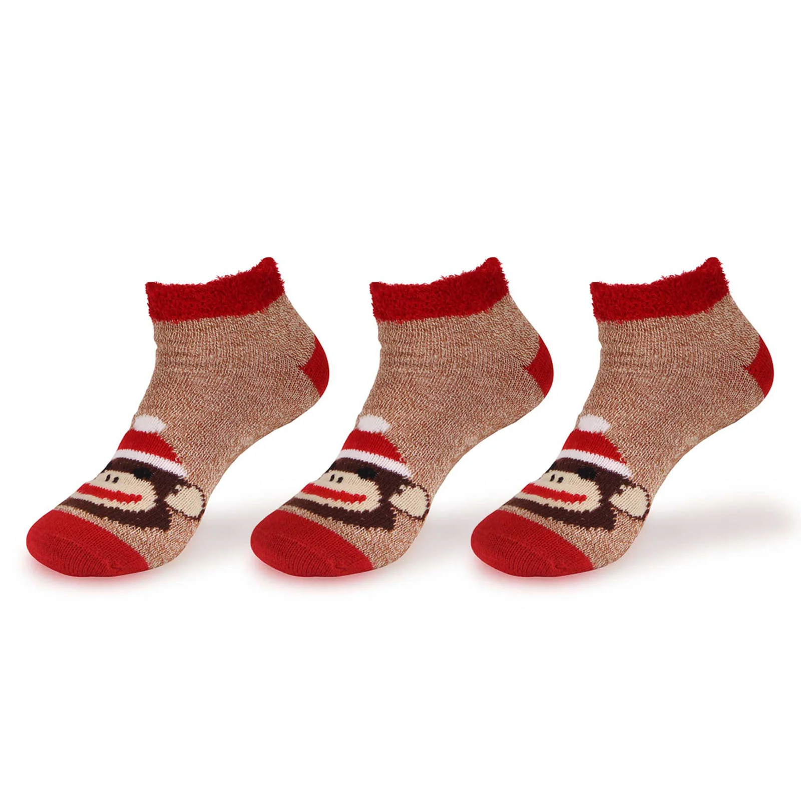 Women's Double Layer Christmas Animal Socks - Image 11