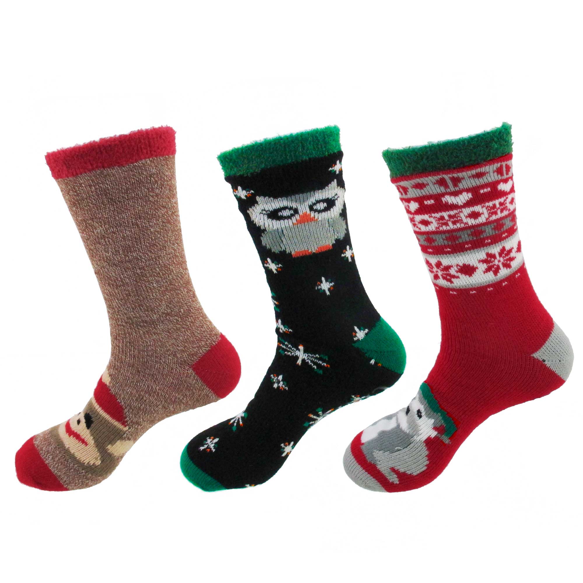 Women's Double Layer Christmas Animal Socks - Image 14
