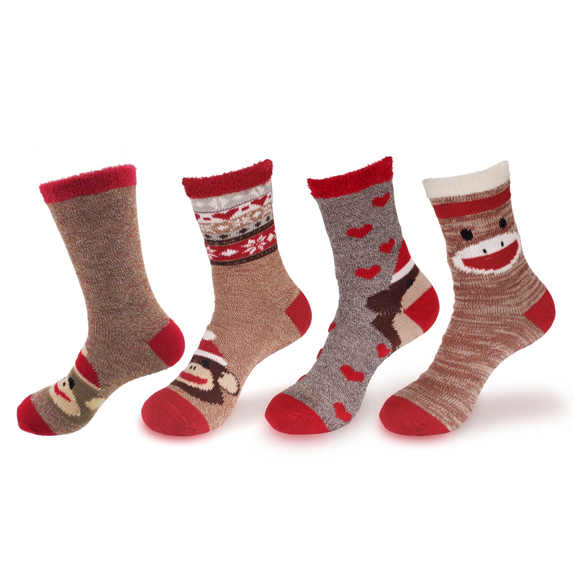 Women's Double Layer Christmas Animal Socks - Image 16