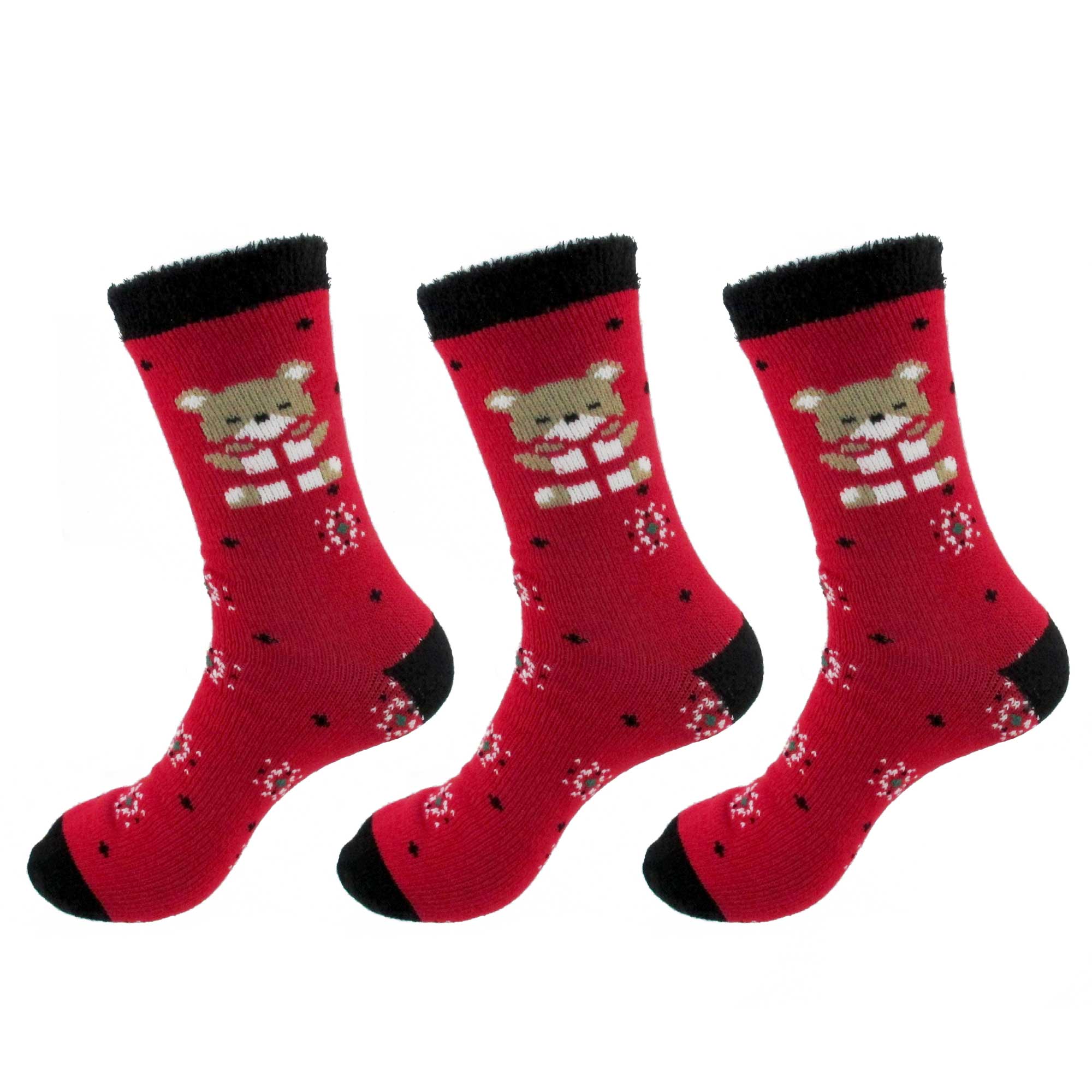 Women's Double Layer Christmas Animal Socks - Image 4