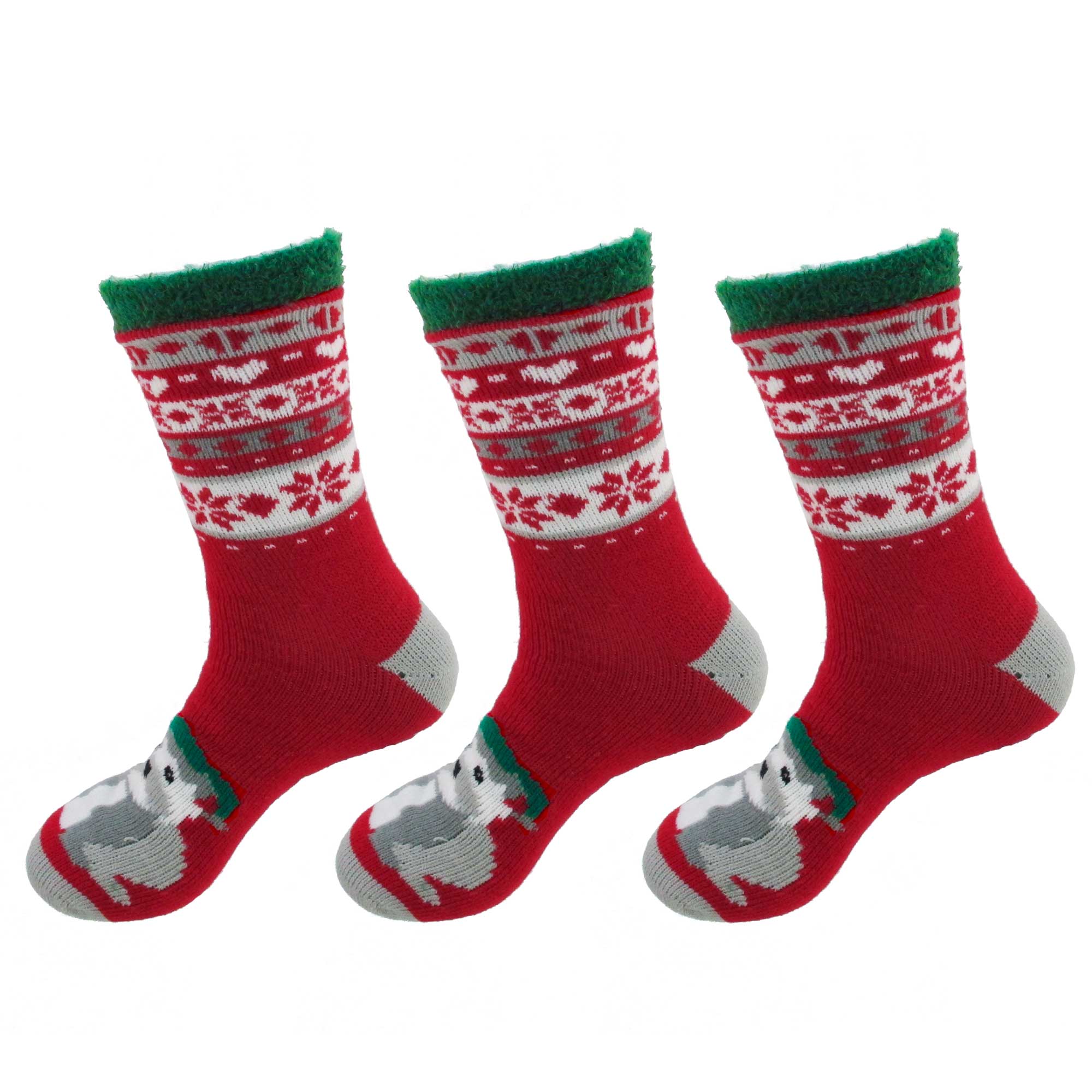 Women's Double Layer Christmas Animal Socks - Image 6
