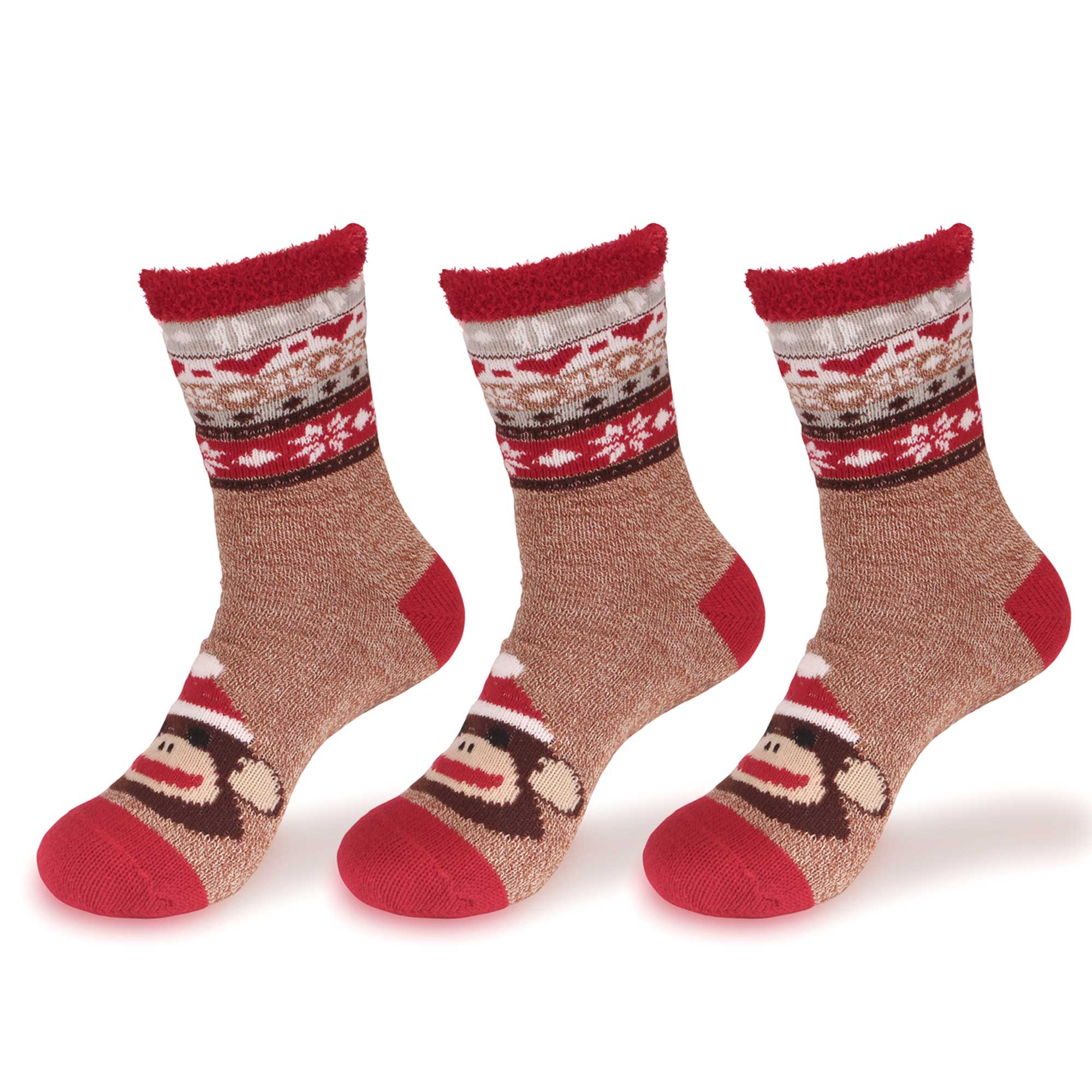 Women's Double Layer Christmas Animal Socks - Image 8
