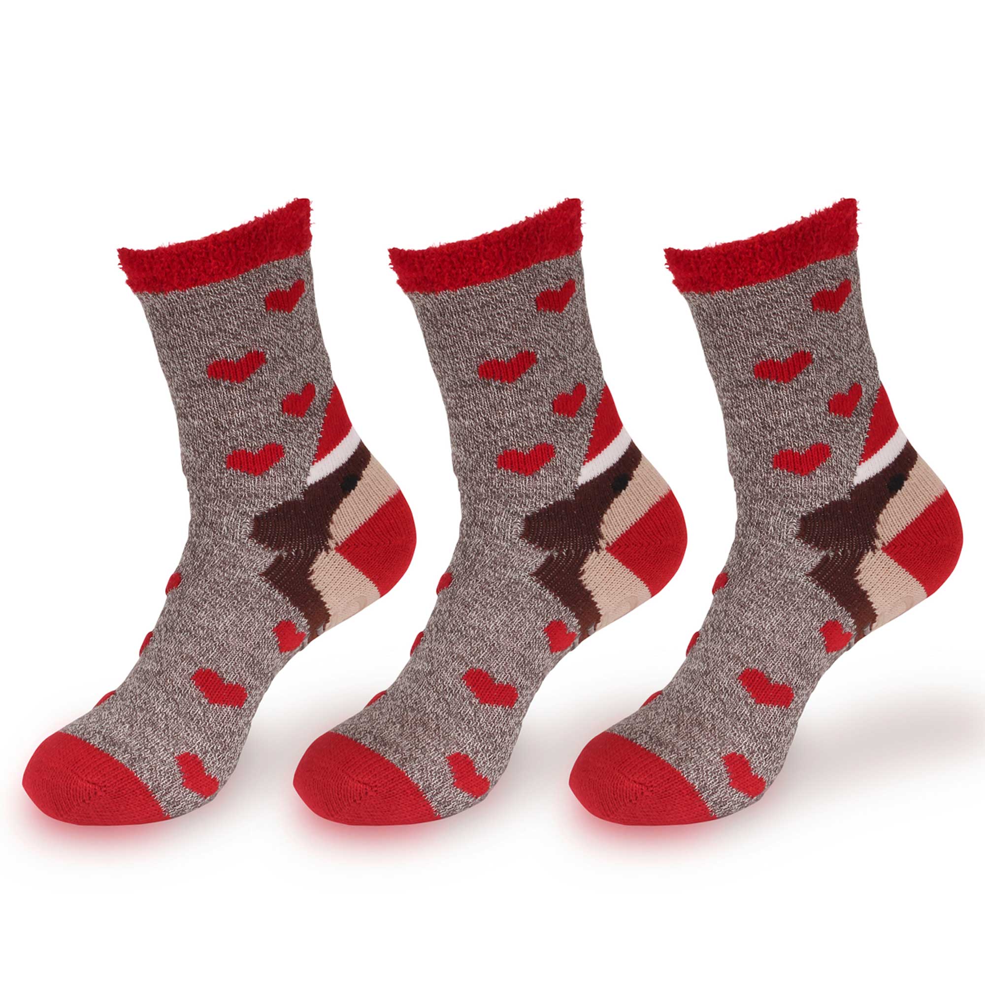 Women's Double Layer Christmas Animal Socks - Image 9