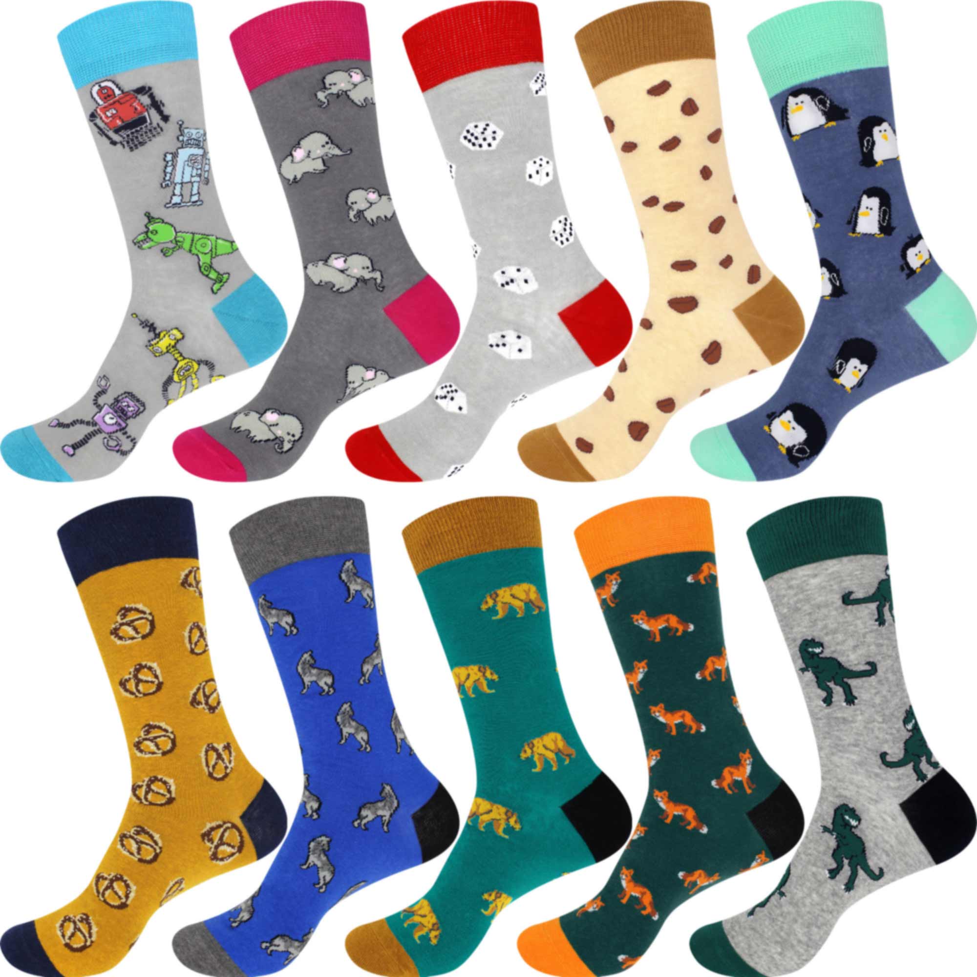 Women's Cotton Novelty Socks - Image 18