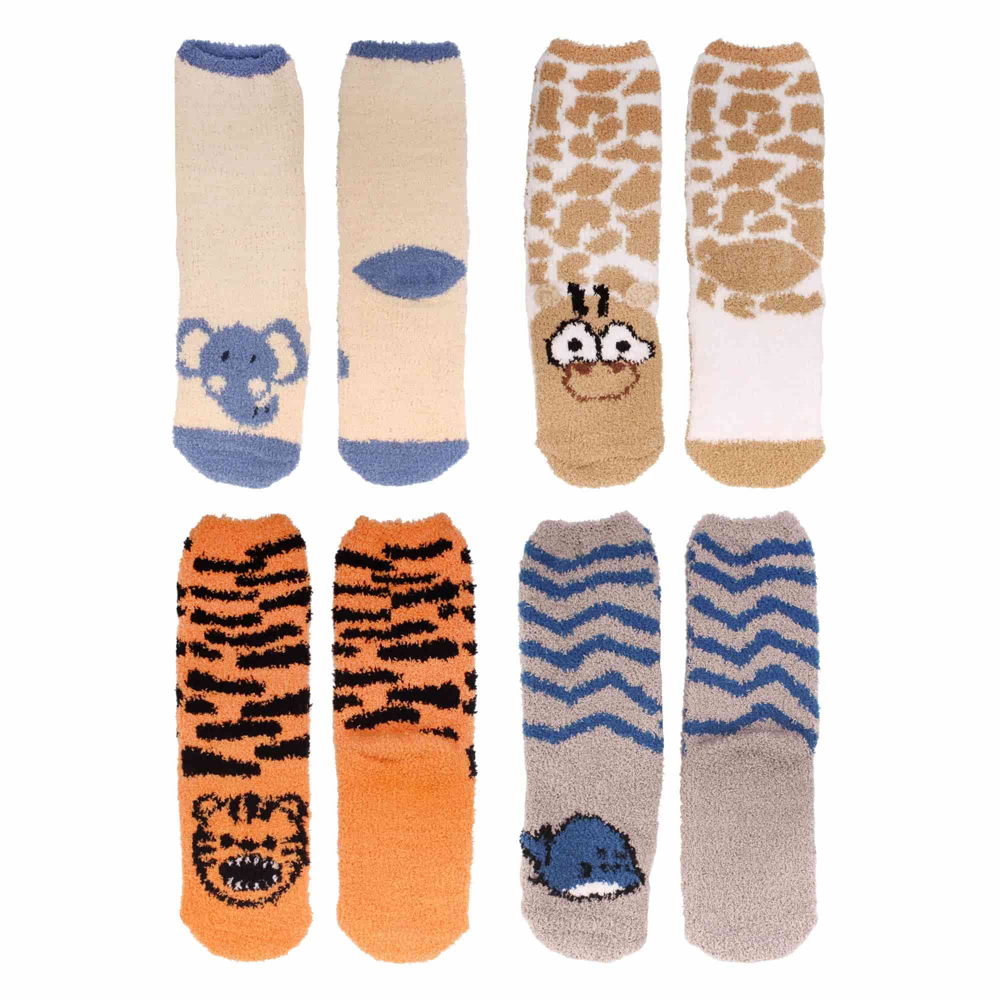 Fuzzy Cozy Animal Socks Assortment - Image 5