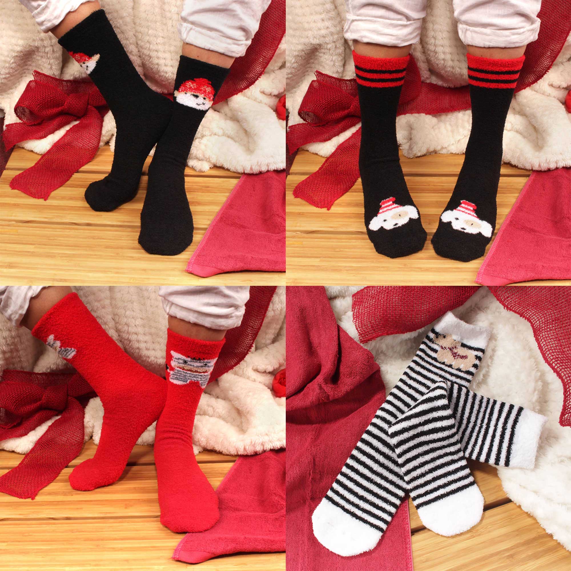 Women's Christmas Crew Socks - Image 2