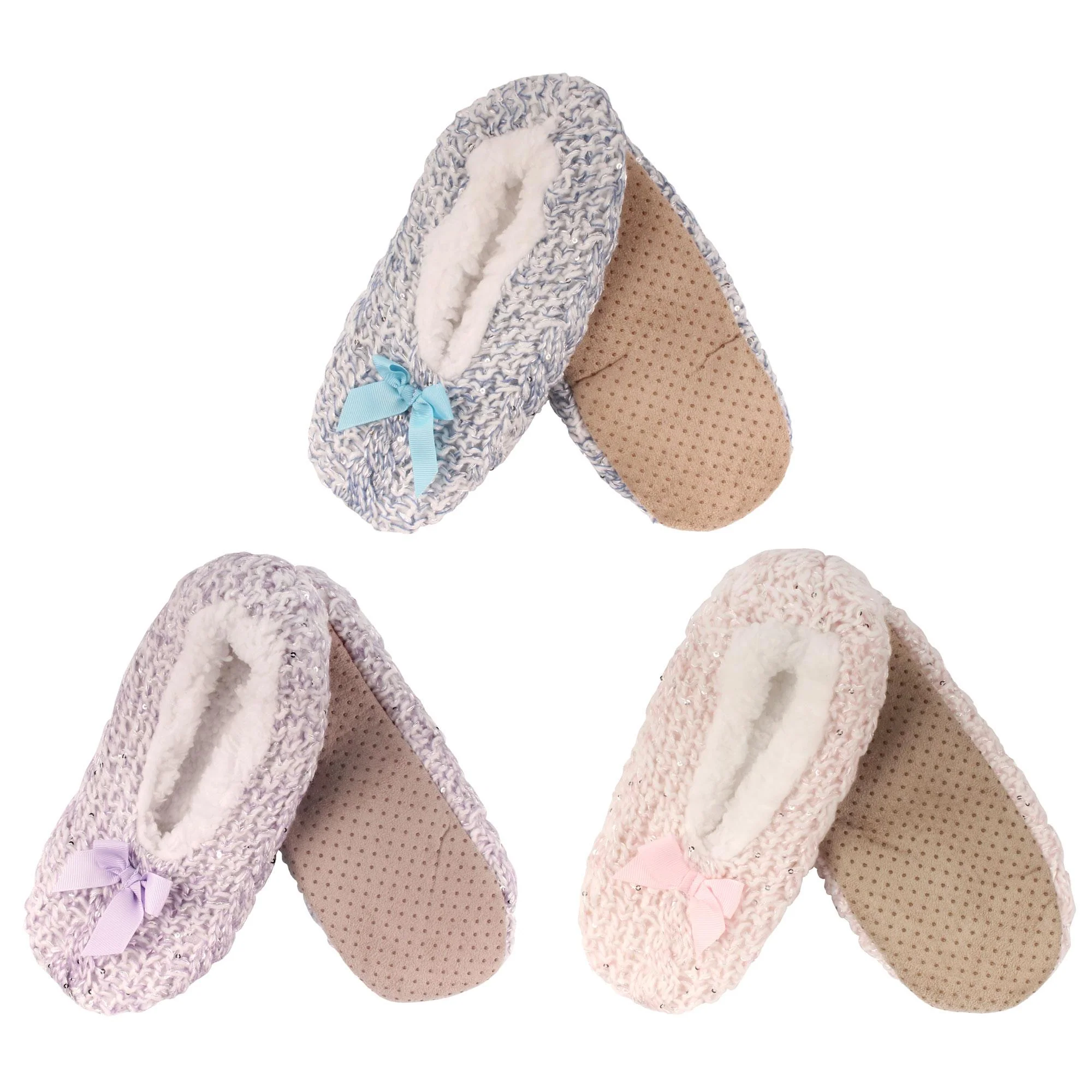 Women's Sequin Lined Socks: Assortments - Image 17