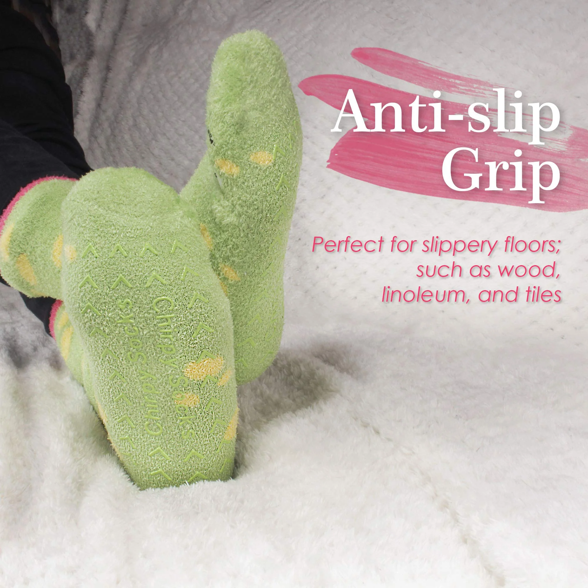 Fuzzy Cozy Microfiber Animal Socks Assortments - 3 Pairs - Image 3