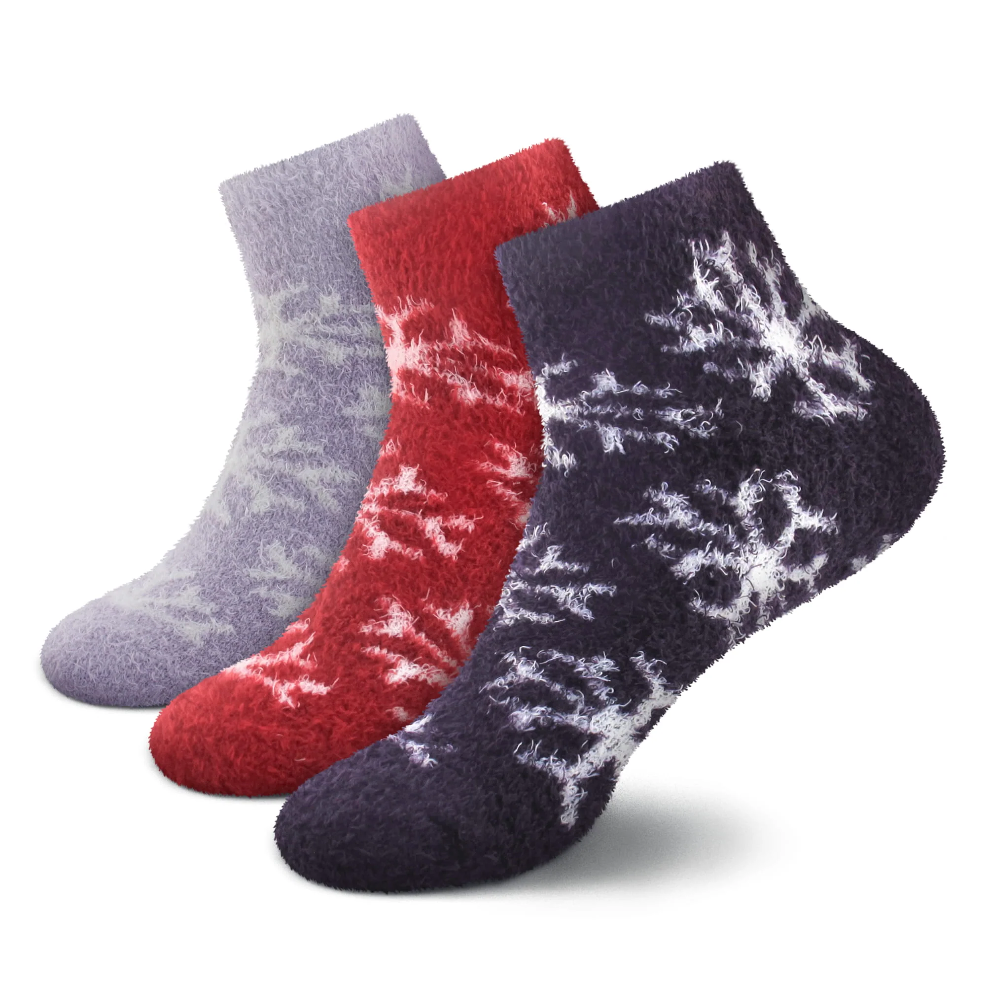 Women's Fuzzy Feather Yarn Ankle Socks - Image 10