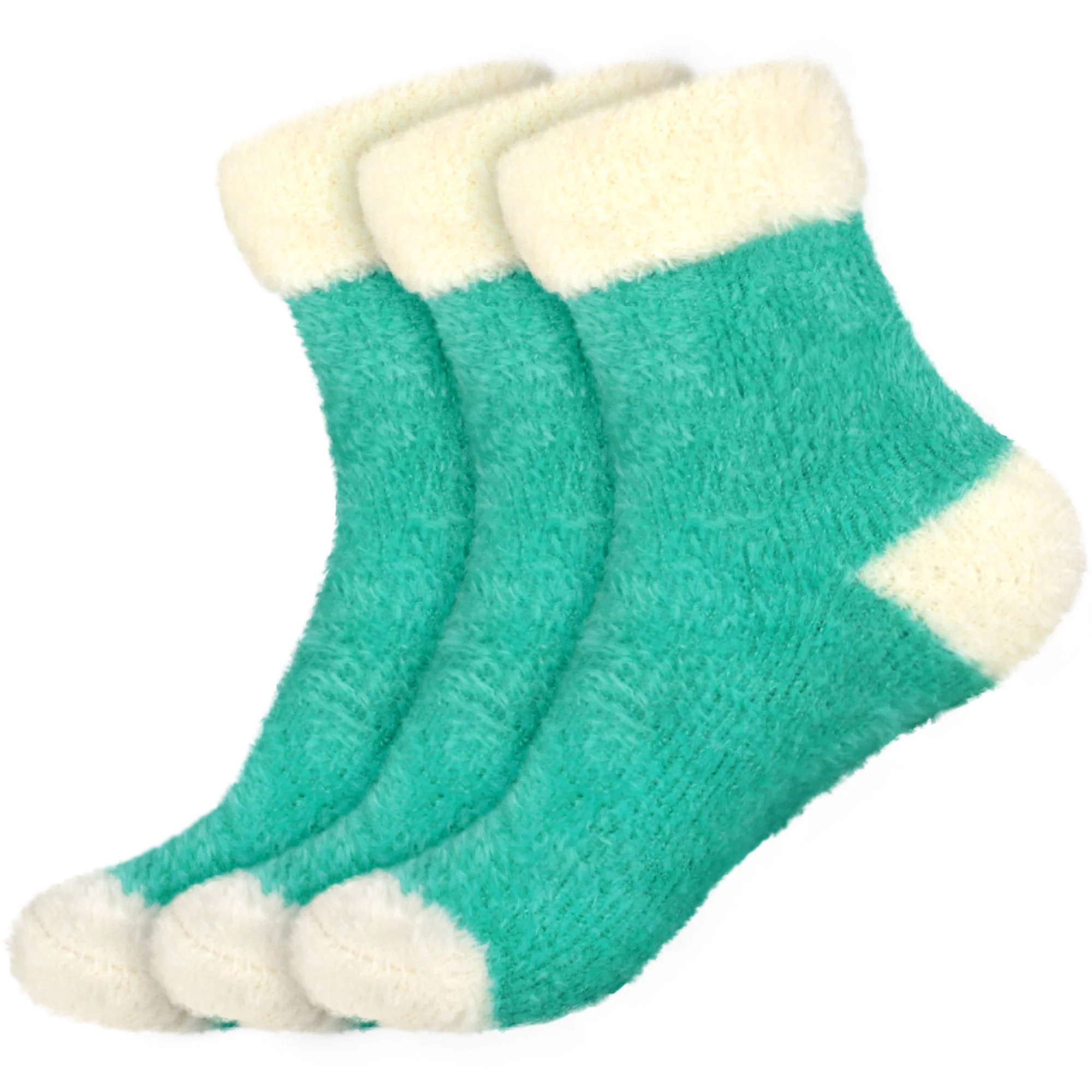 Women's Fuzzy Cuff Socks - Image 12