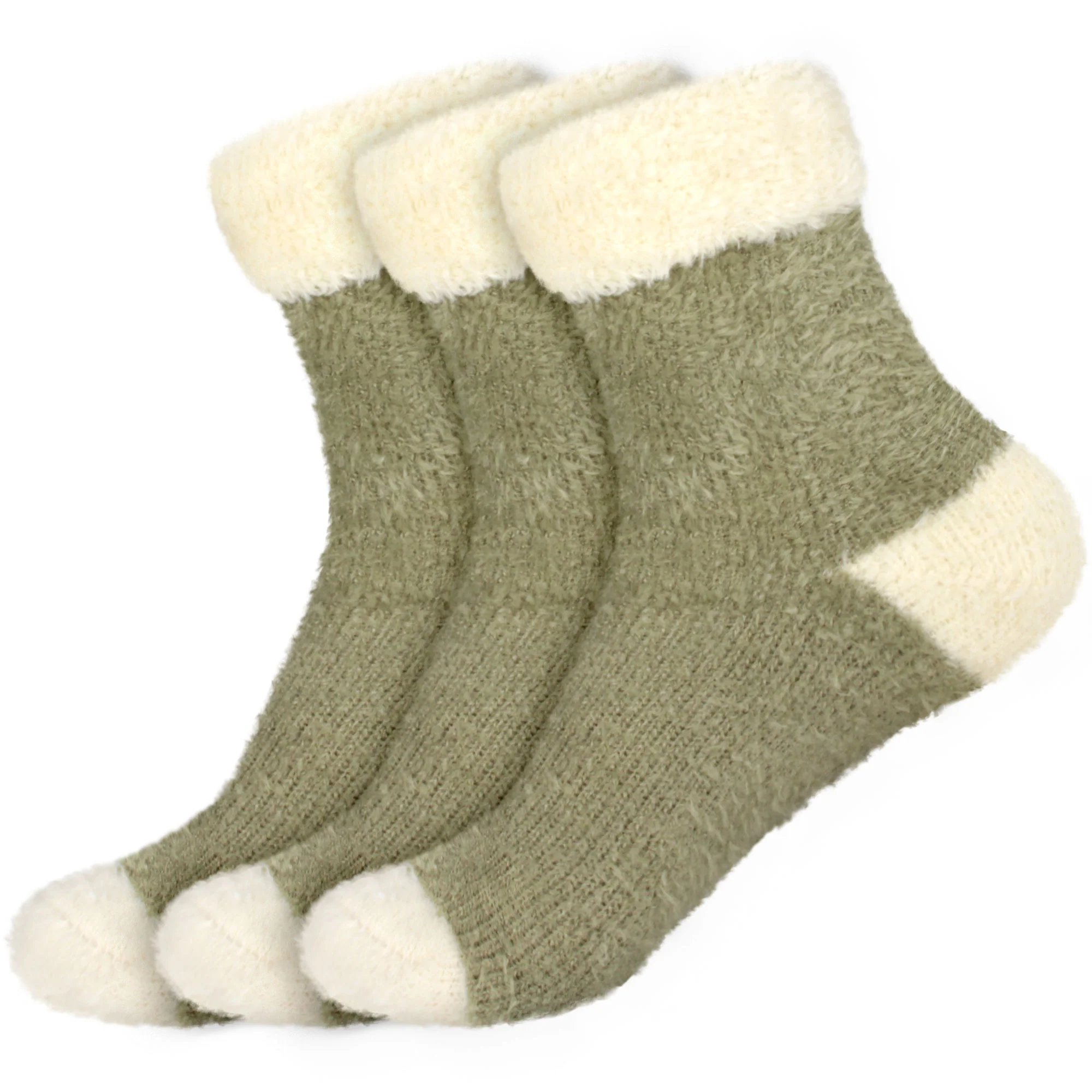 Women's Fuzzy Cuff Socks - Image 16