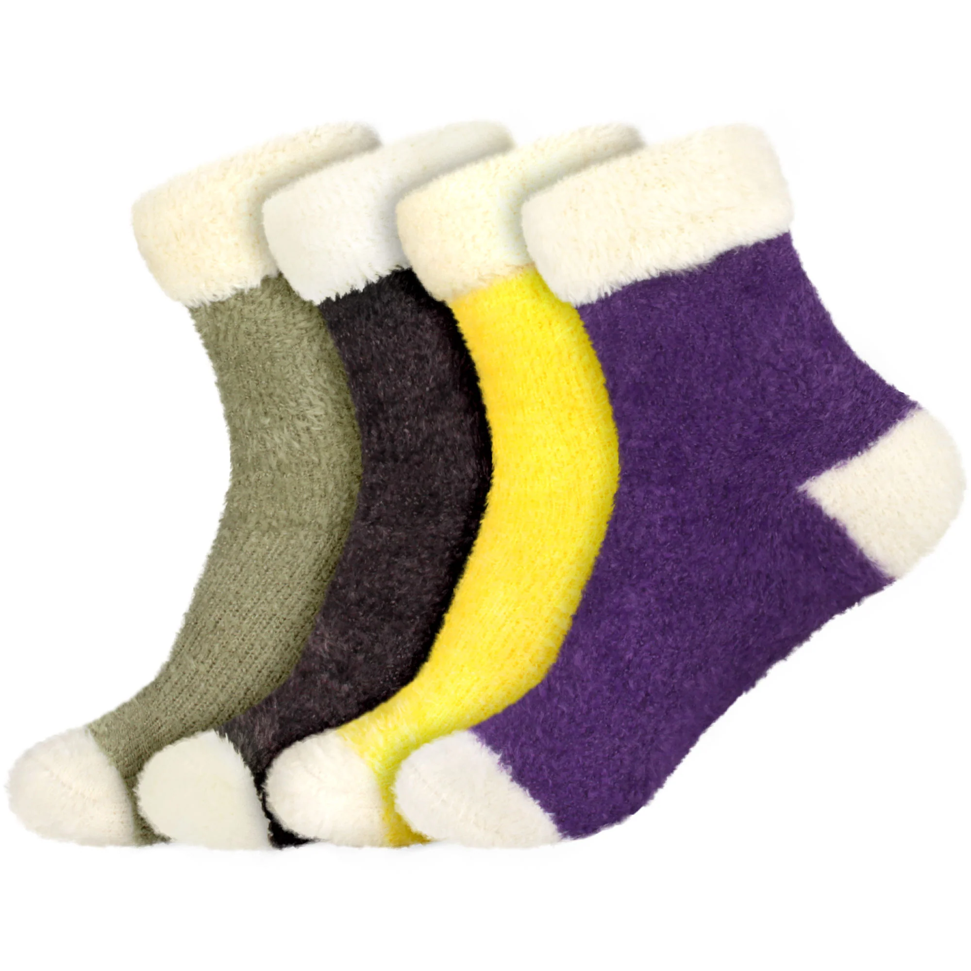 Women's Fuzzy Cuff Socks - Image 18
