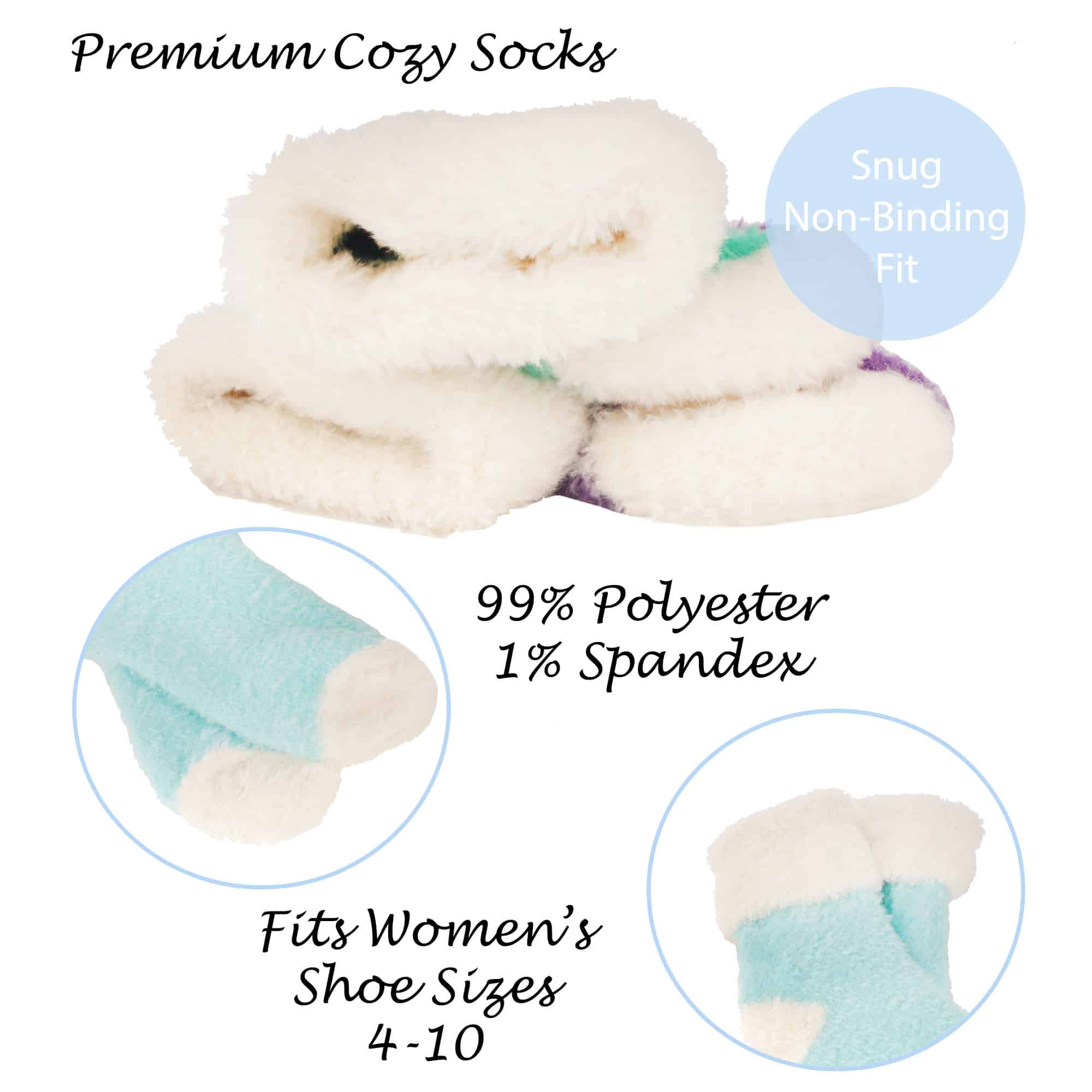 Women's Fuzzy Cuff Socks - Image 2