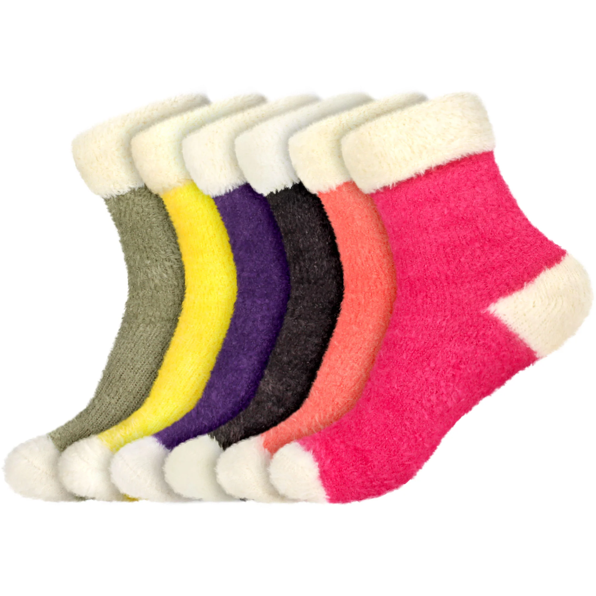 Women's Fuzzy Cuff Socks - Image 24