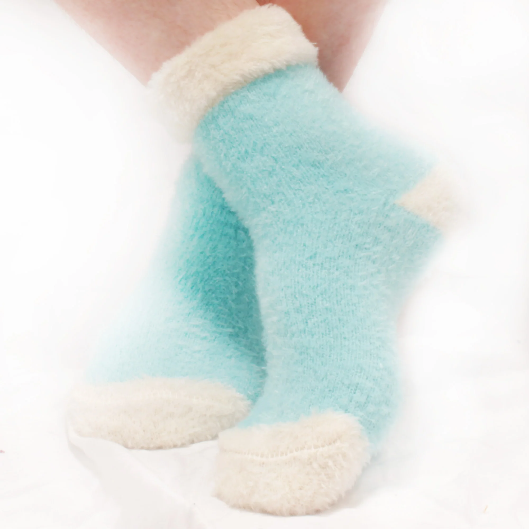 Women's Fuzzy Cuff Socks - Image 5