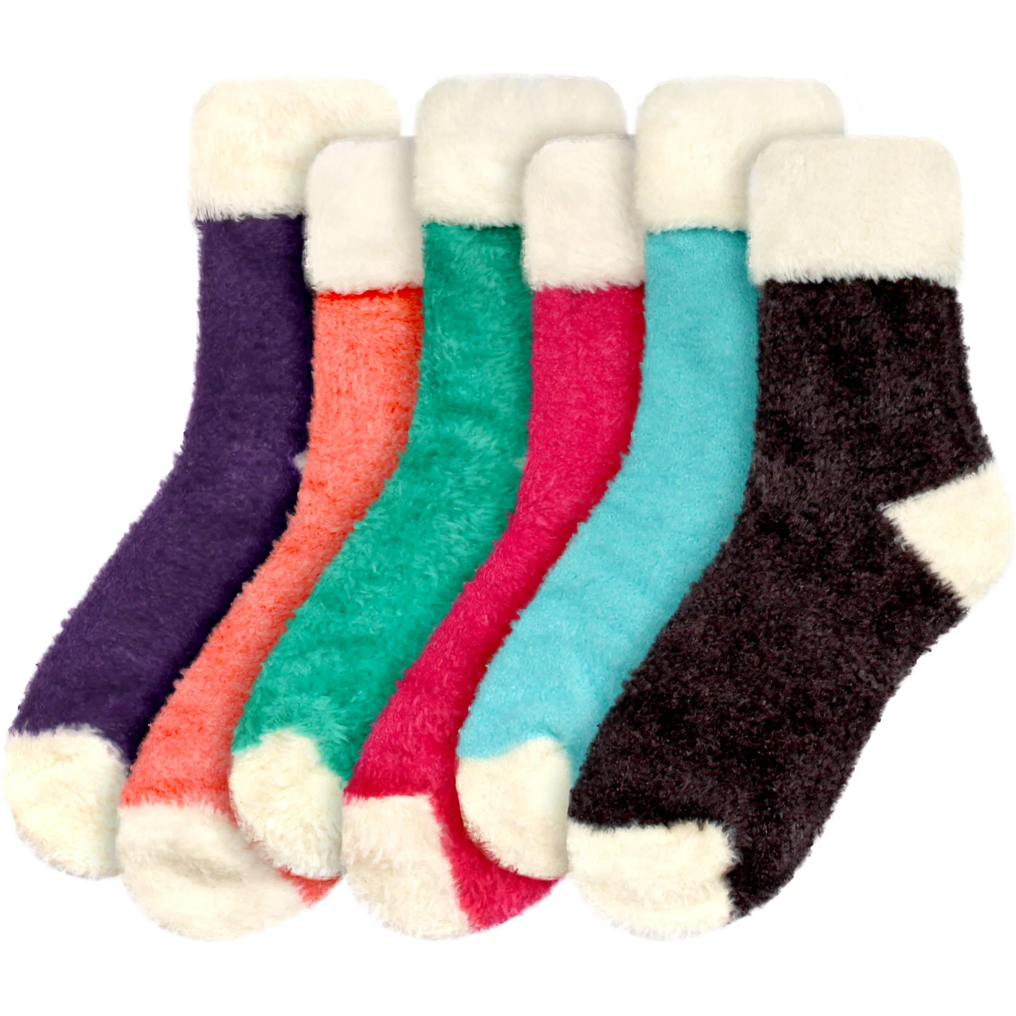 Women's Fuzzy Cuff Socks - Image 6