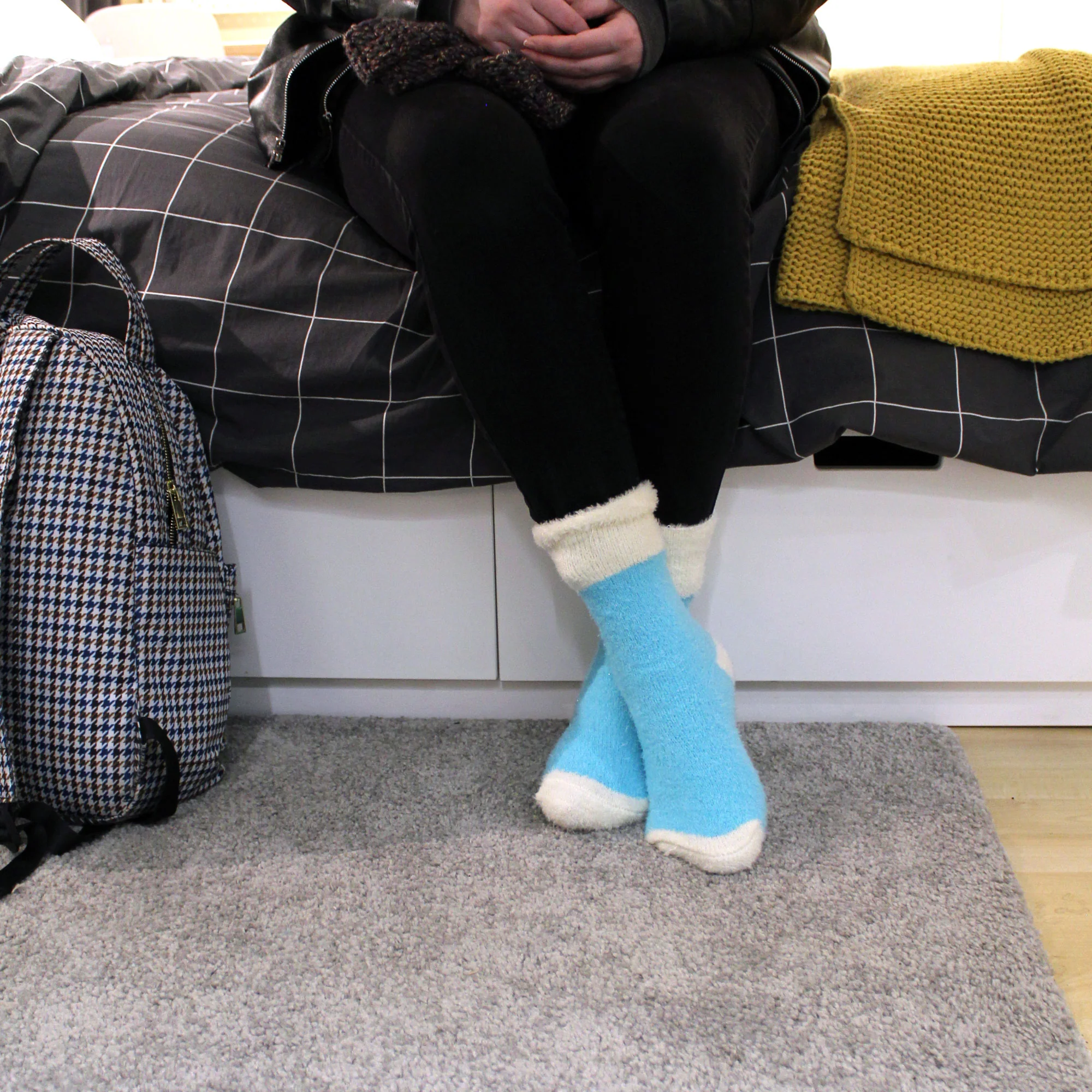 Women's Fuzzy Cuff Socks - Image 7