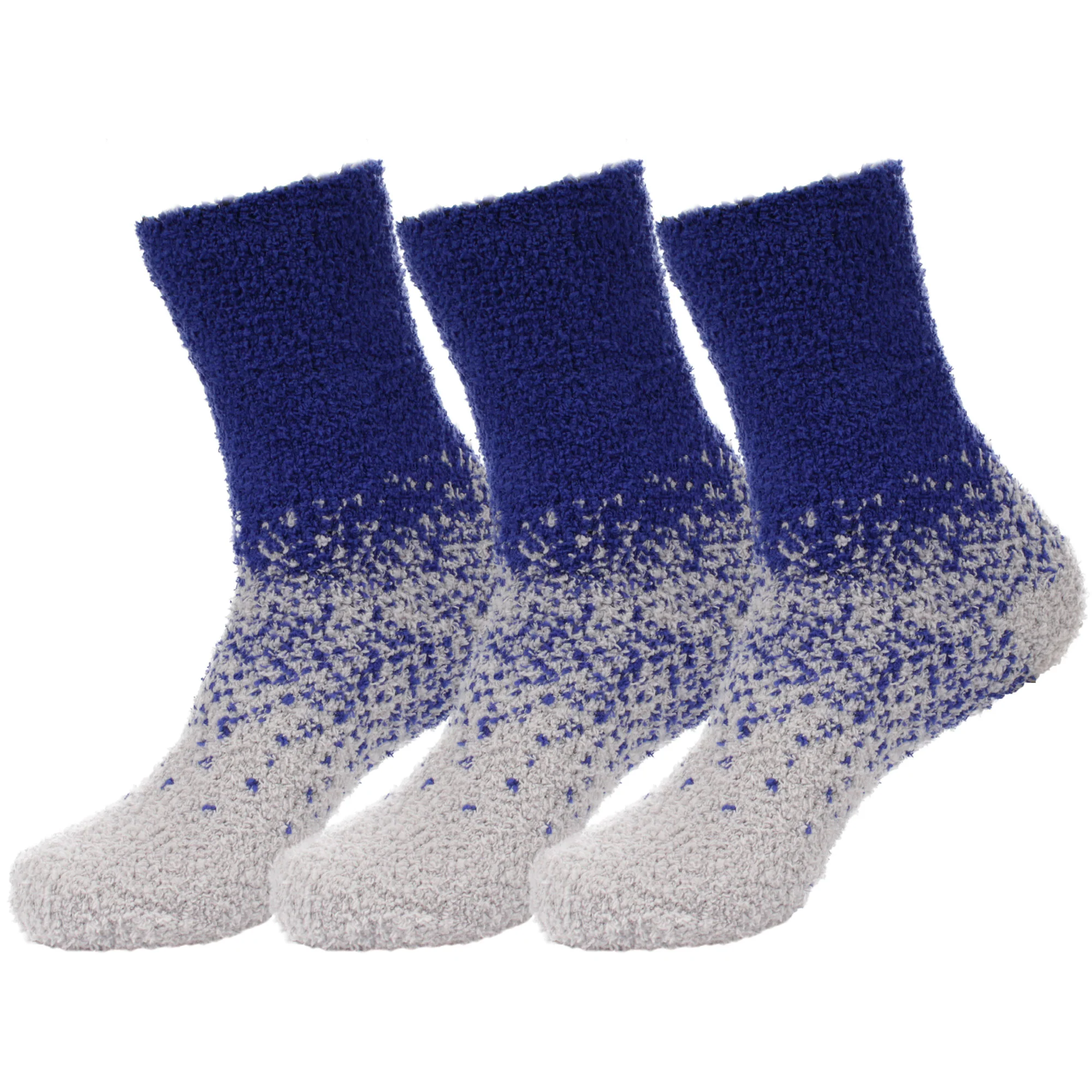 Women's Fuzzy Gradient Home Socks - 3 Pair - Image 16