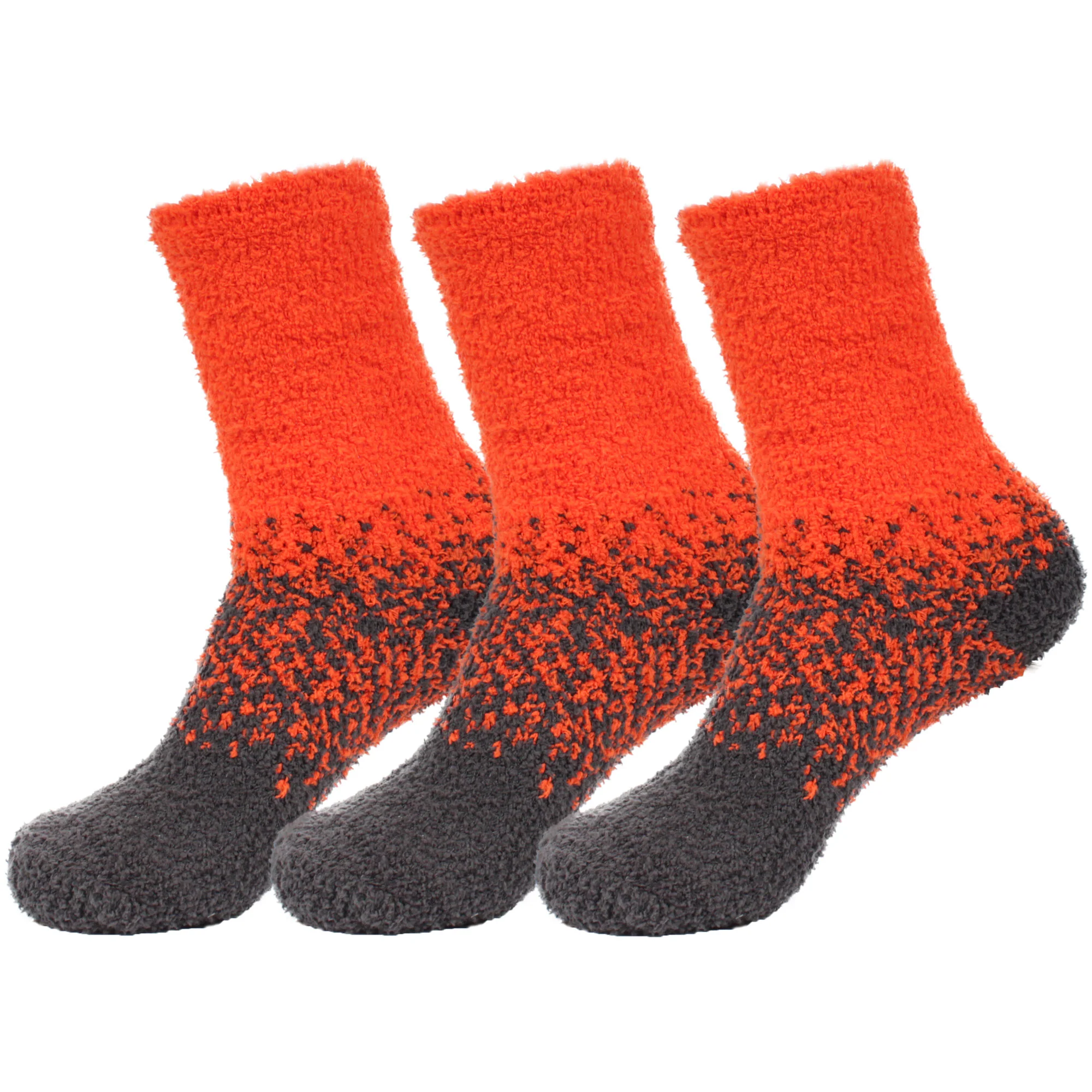 Women's Fuzzy Gradient Home Socks - 3 Pair - Image 18