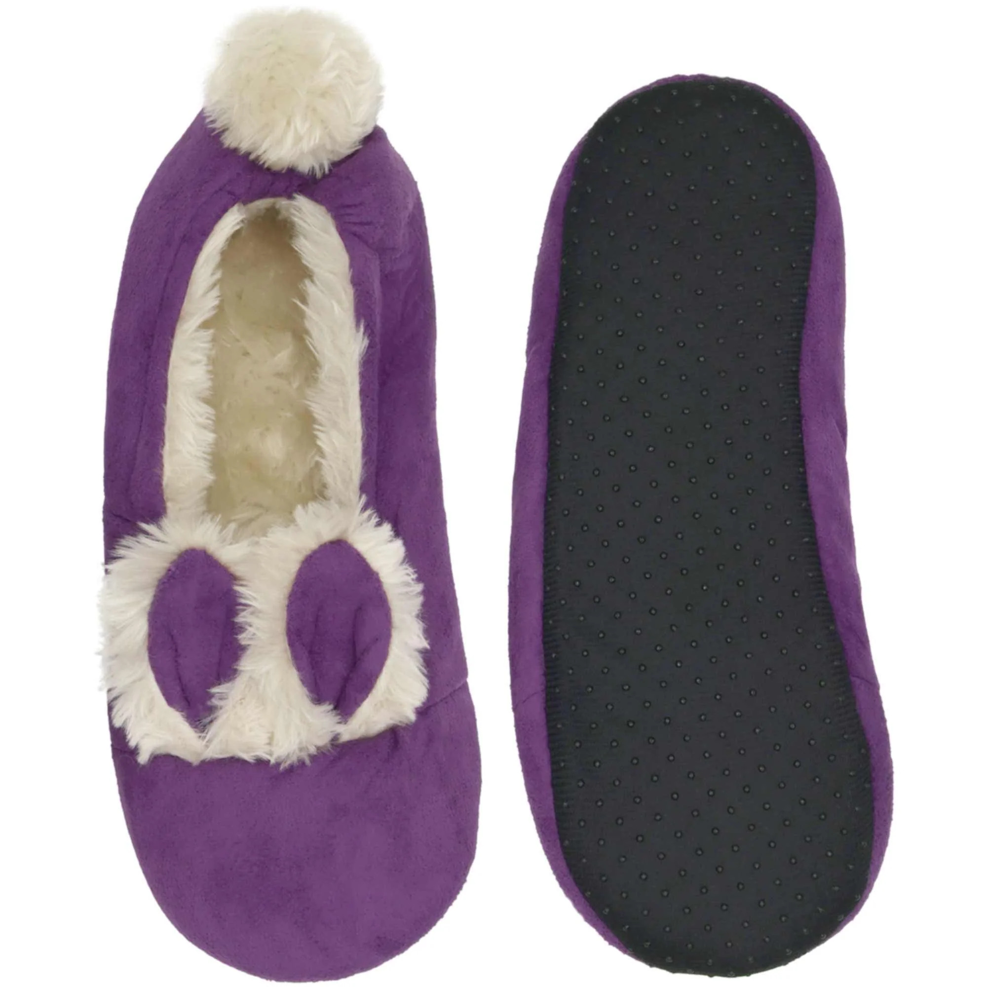 Women's Rabbit Pompom Slippers: Single Pairs - Image 19