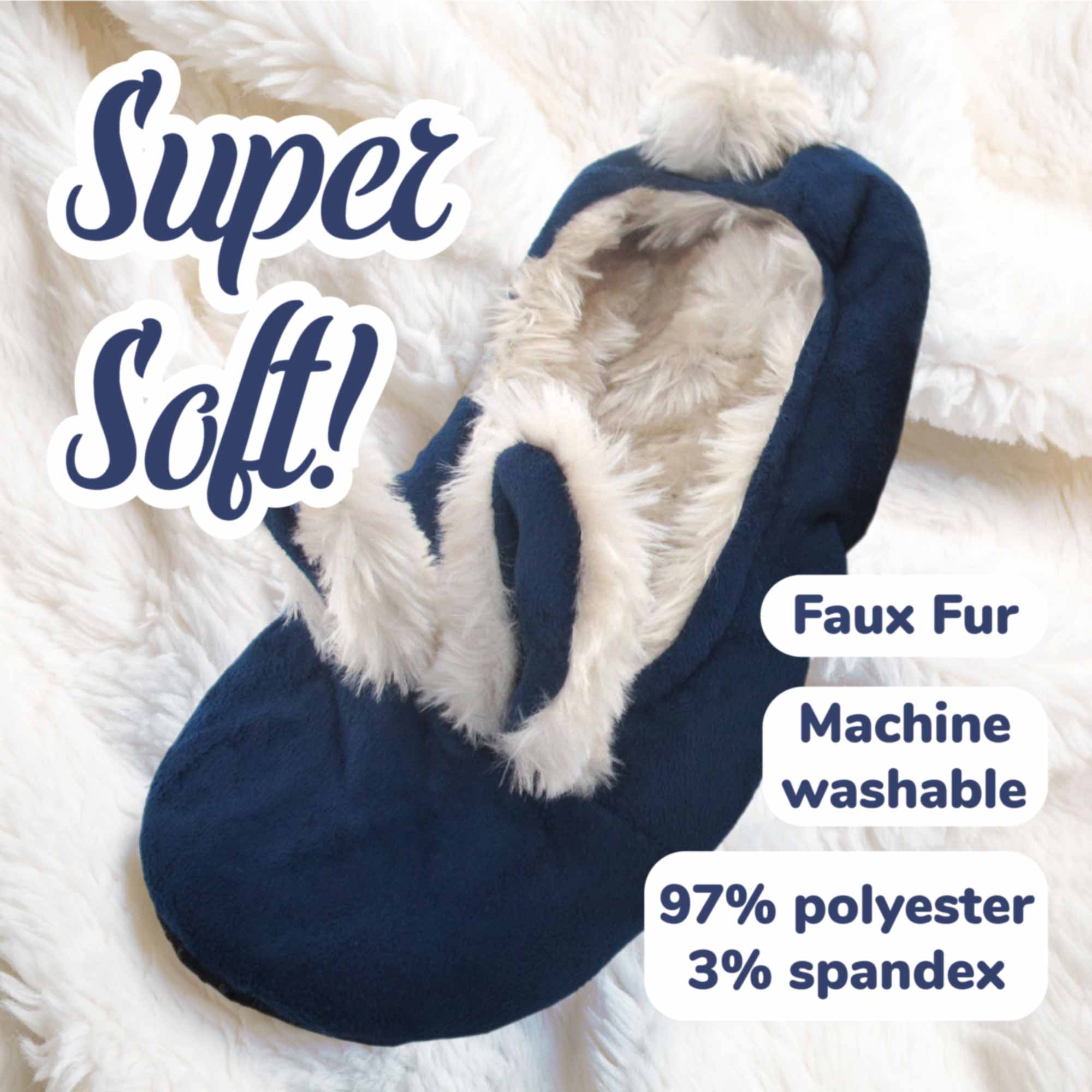 Women's Rabbit Pompom Slippers: Single Pairs - Image 3