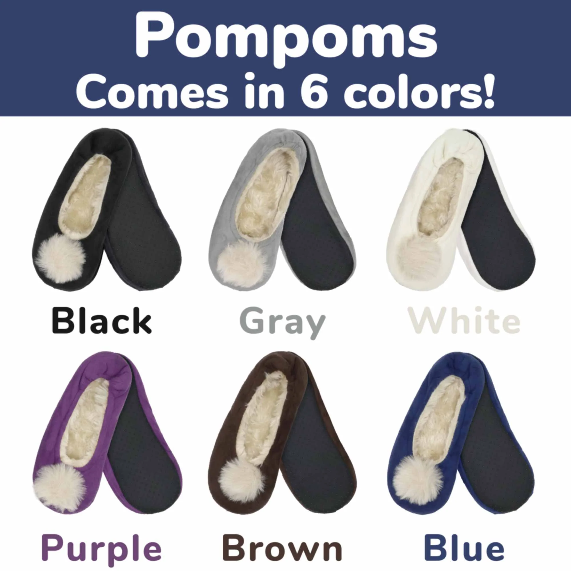 Women's Rabbit Pompom Slippers: Single Pairs - Image 5