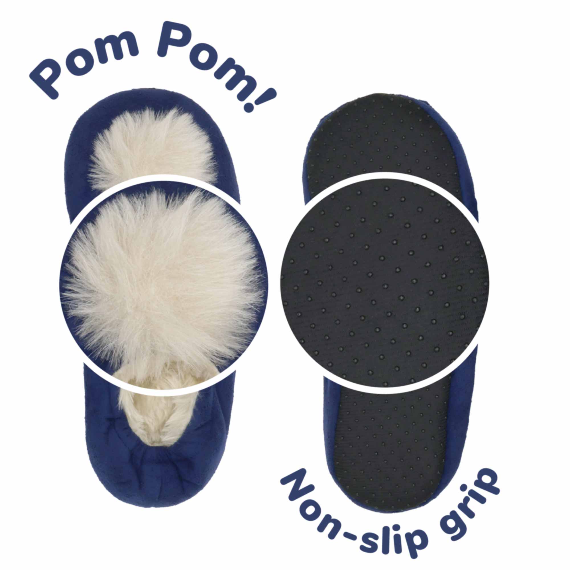 Women's Rabbit Pompom Slippers: Single Pairs - Image 7