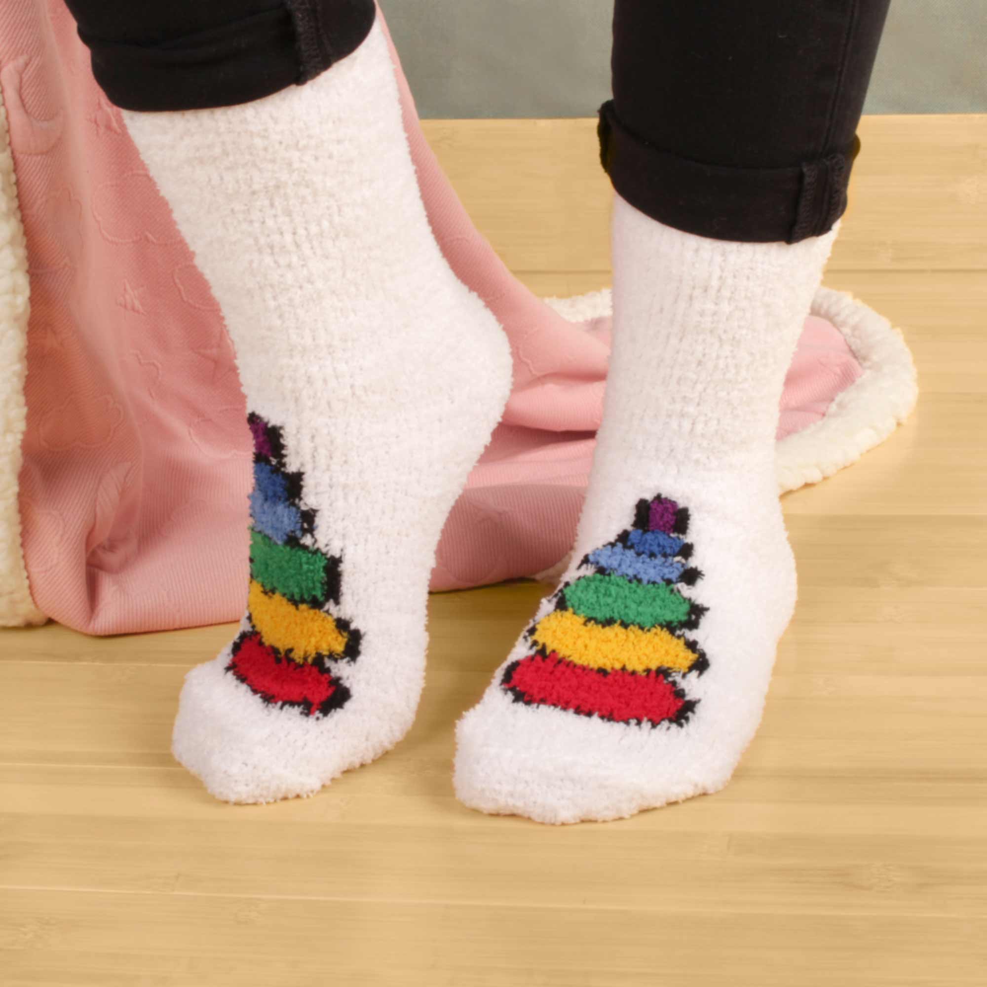 Women's Soft Warm Fuzzy Furry Cozy Unicorn Series Crew Socks, Singles - Image 13