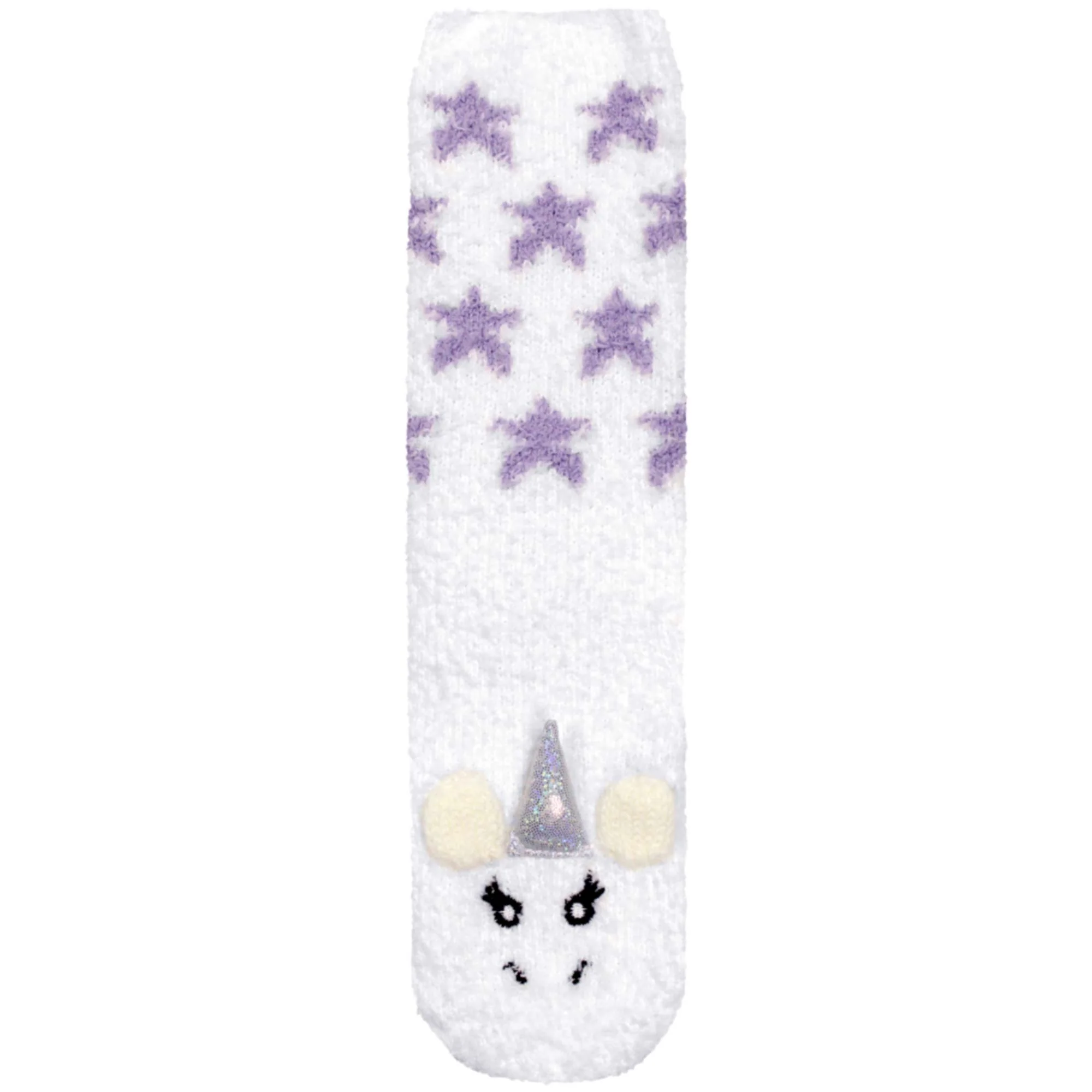 Women's Soft Warm Fuzzy Furry Cozy Unicorn Series Crew Socks, Singles - Image 6