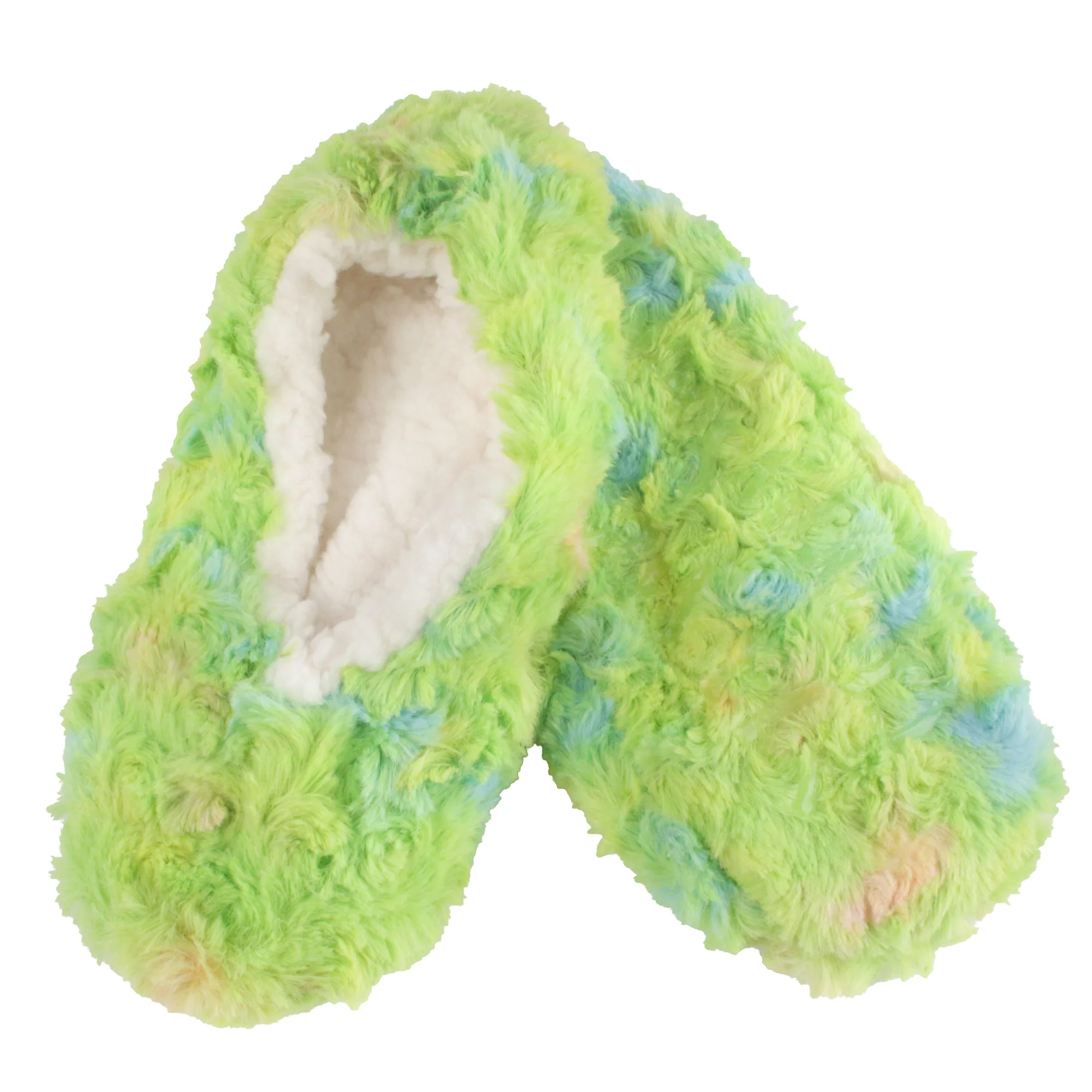 Women's Tie-Dye Fuzzy Slippers: Singles - Image 11