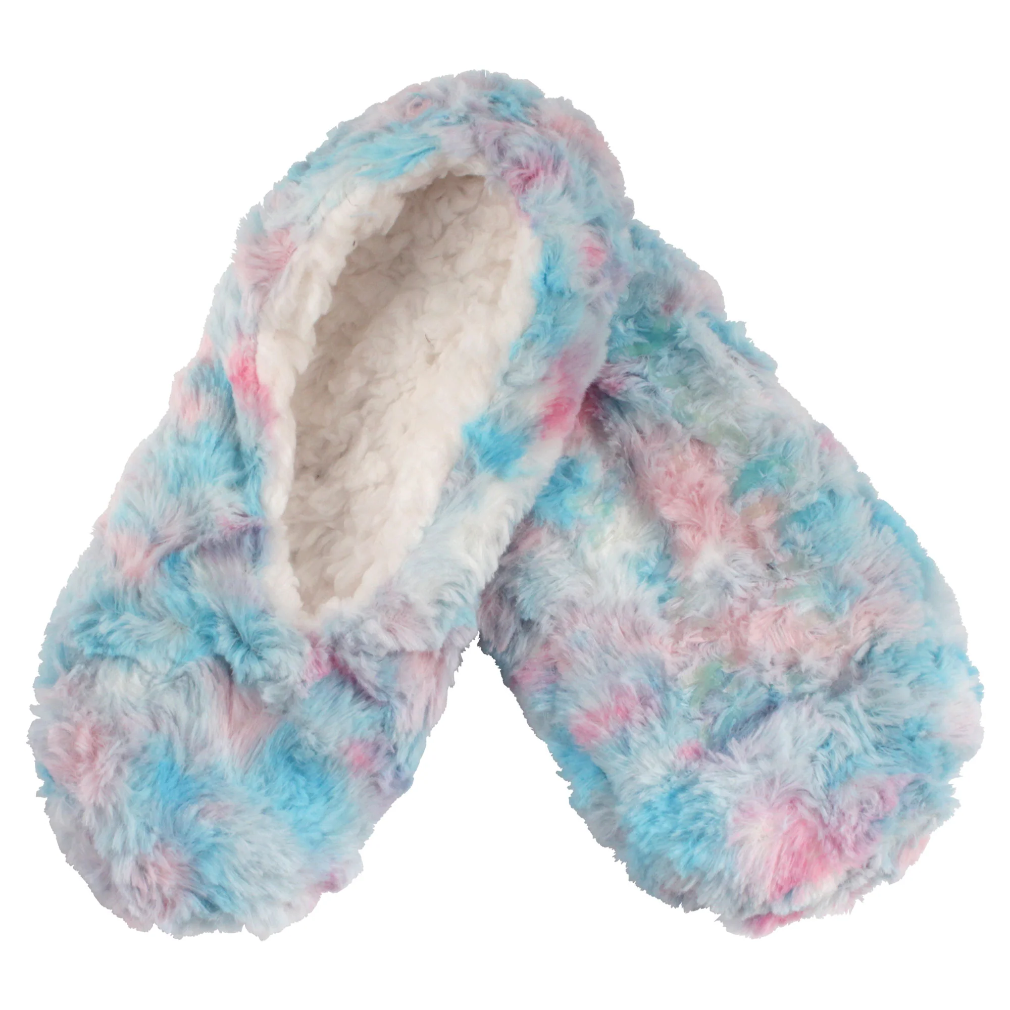 Women's Tie-Dye Fuzzy Slippers: Singles - Image 15