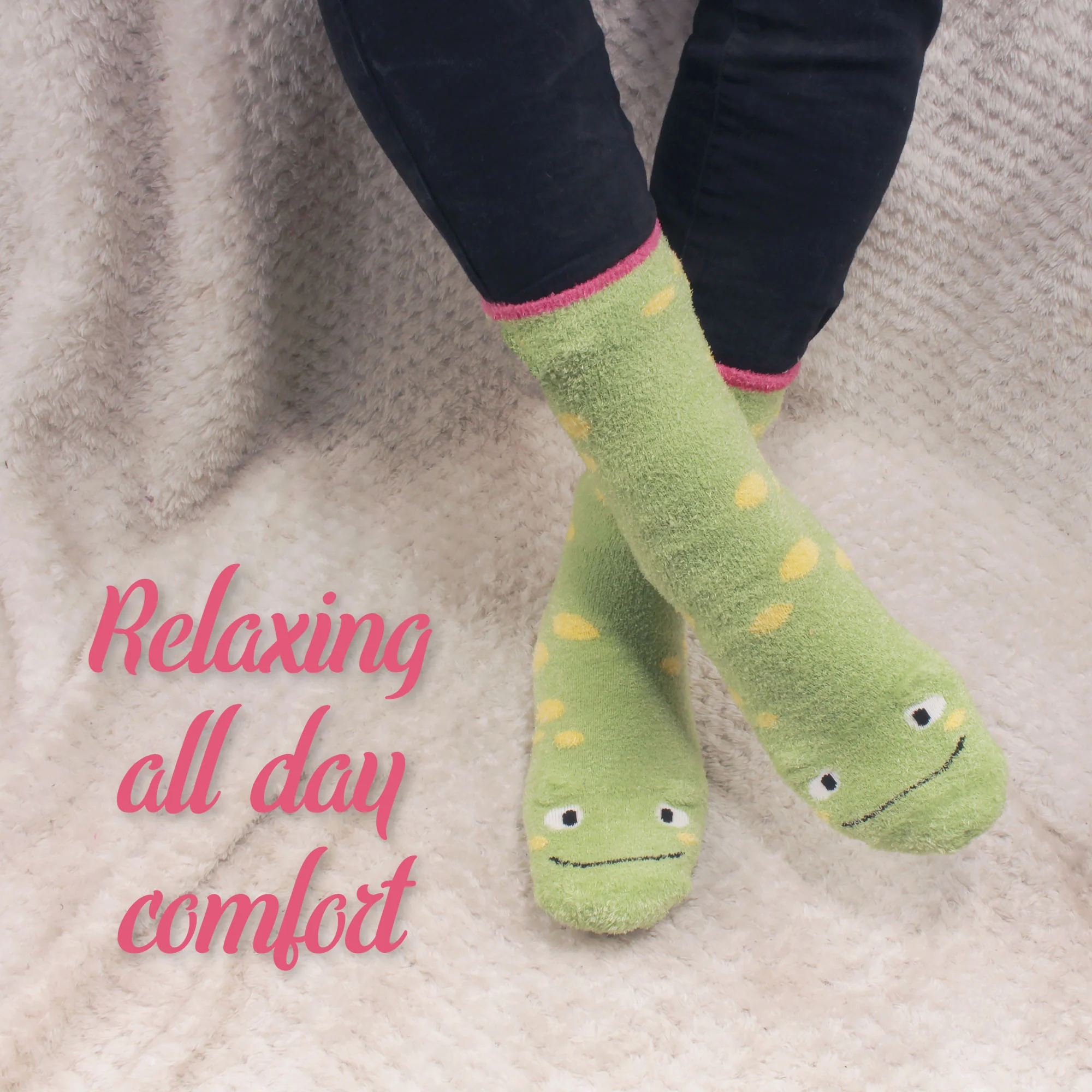 Fuzzy Animal Socks - 6 Pairs Assortments - Image 15