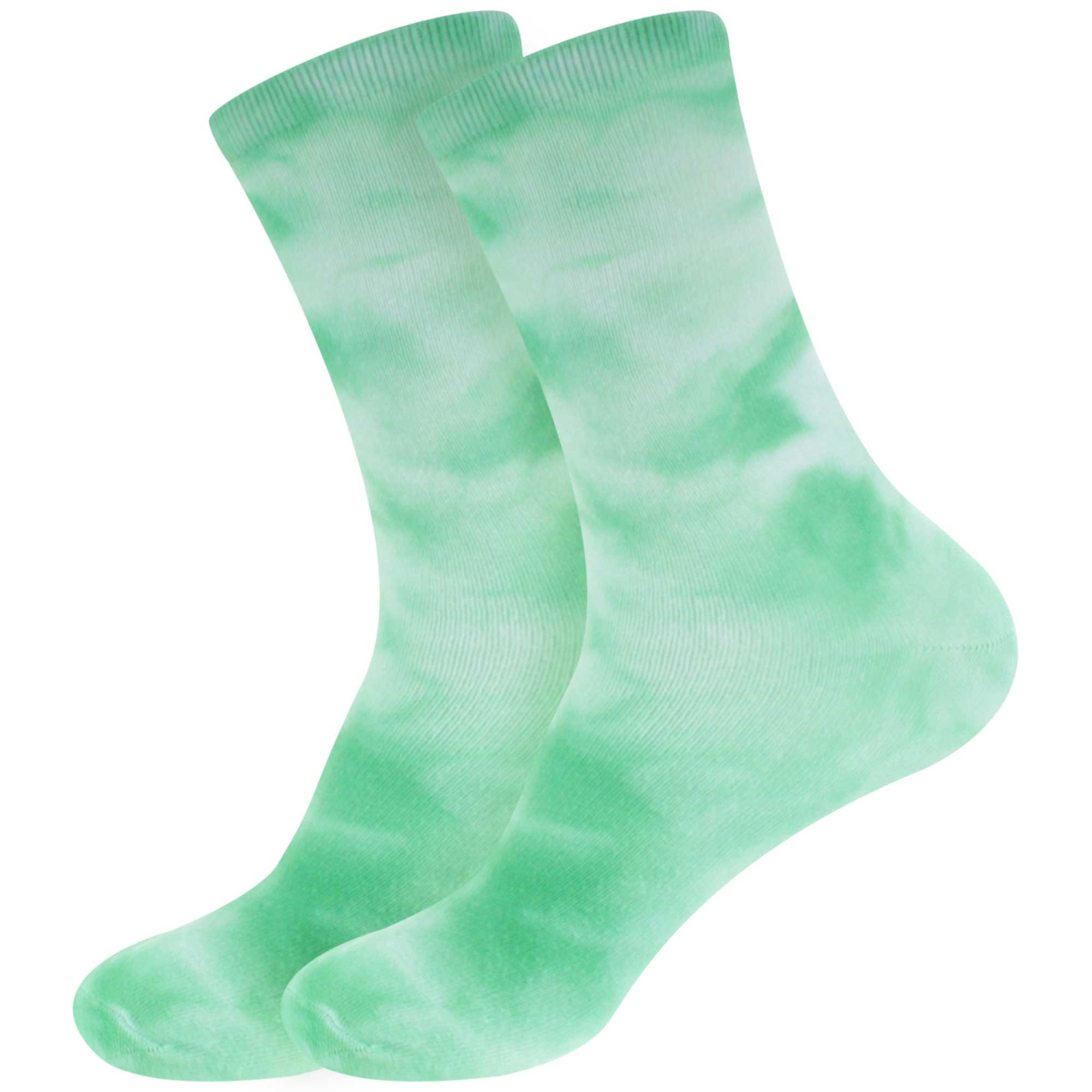 Women's Bamboo Tie Dye Crew Socks: 2 Pairs - Image 11