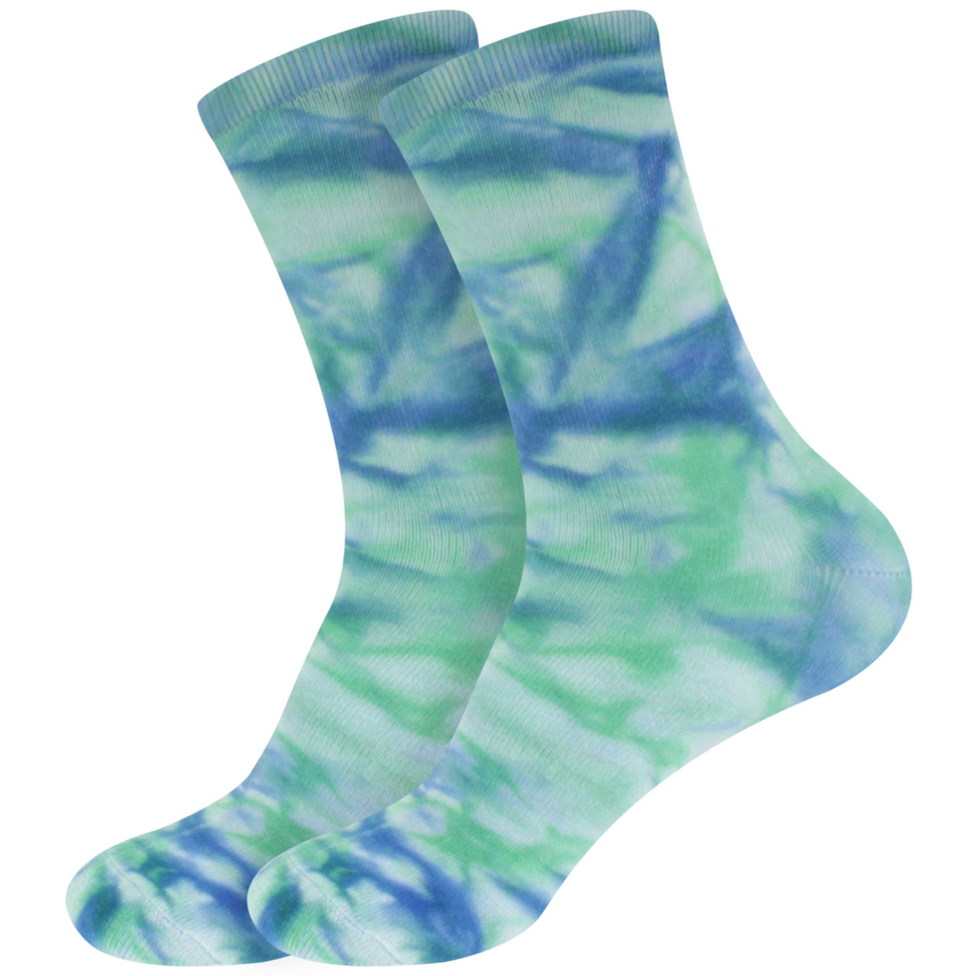 Women's Bamboo Tie Dye Crew Socks: 2 Pairs - Image 14