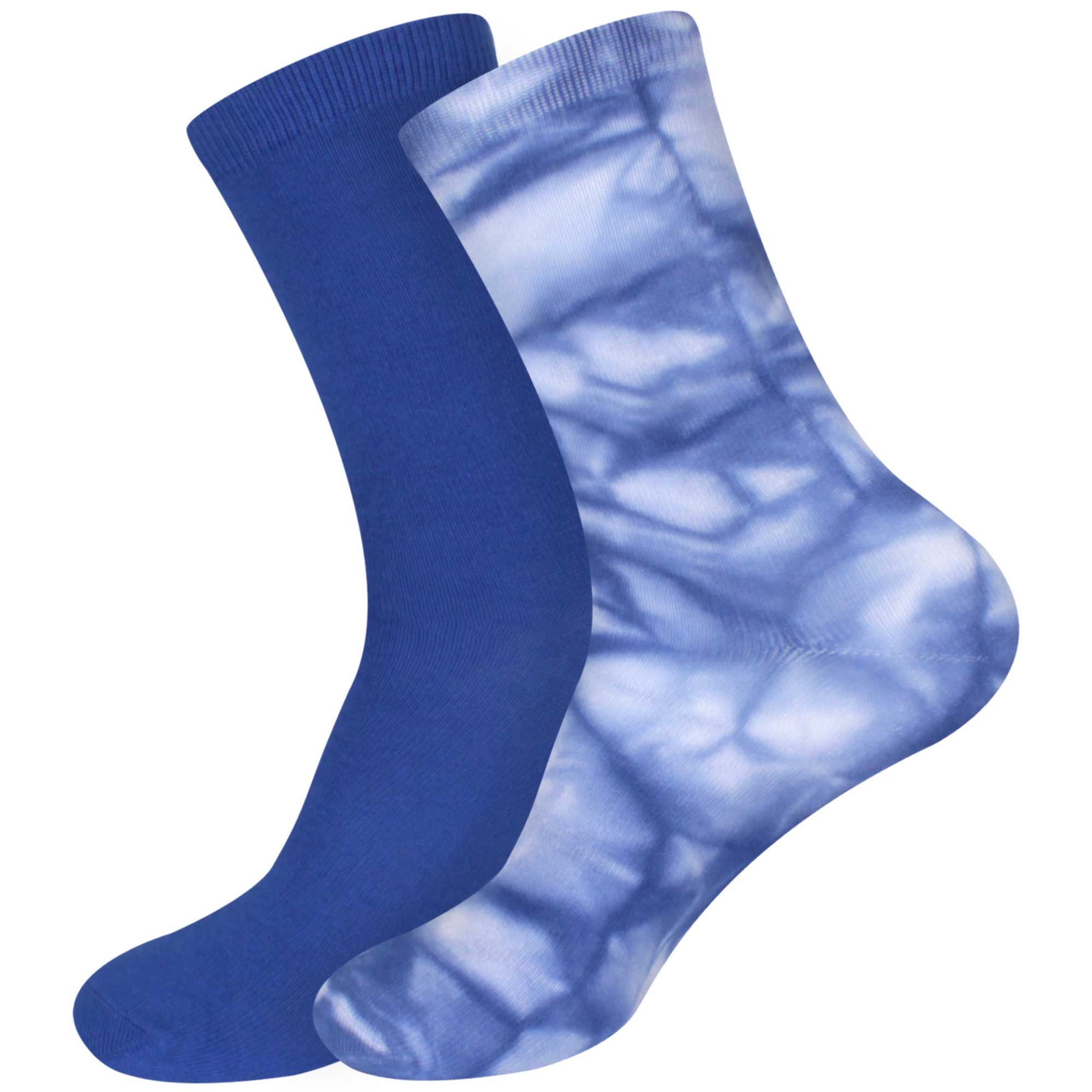Women's Bamboo Tie Dye Crew Socks: 2 Pairs - Image 9