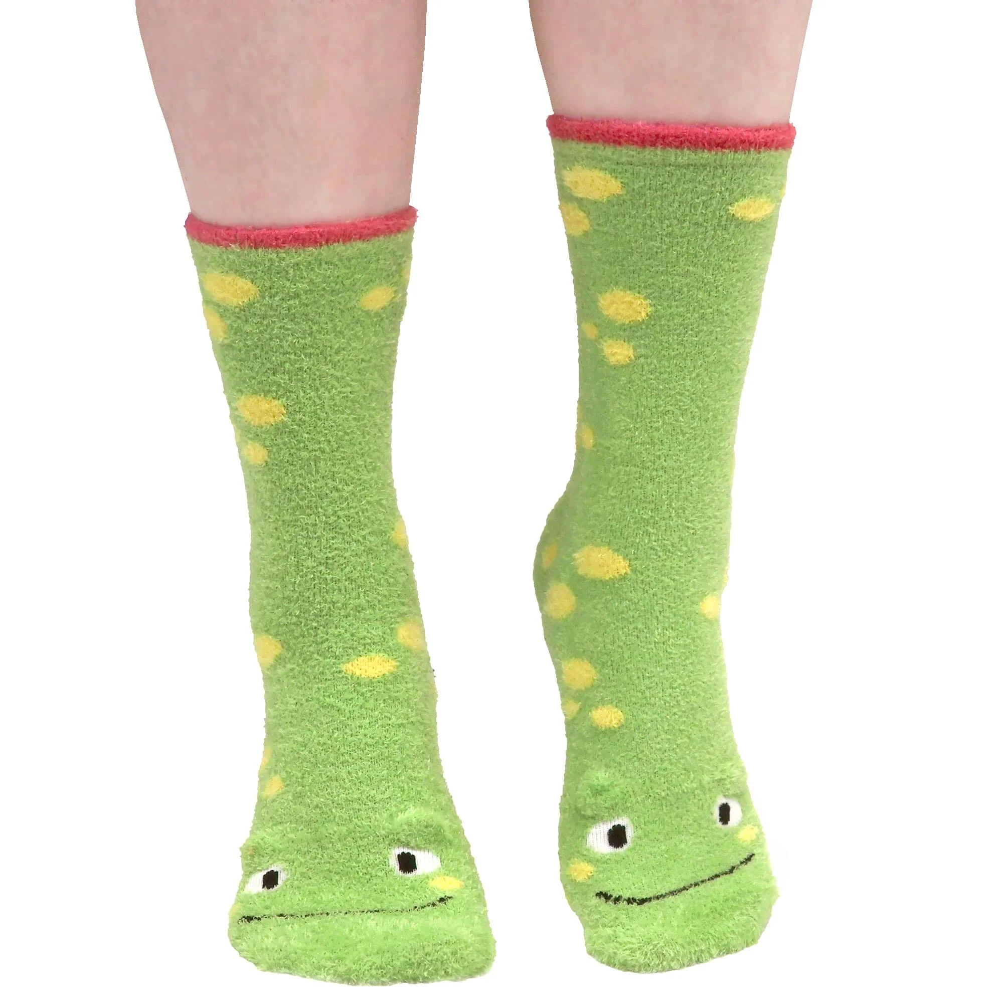Fuzzy Animal Non-Slip Fuzzy Crew Socks - Image 6