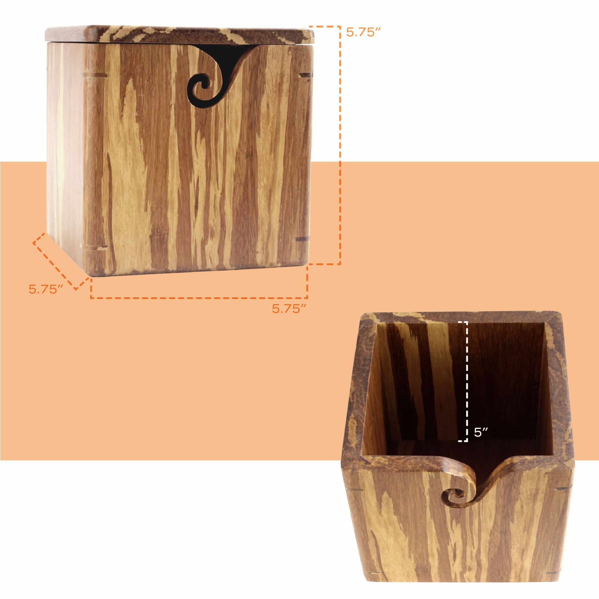 Bamboo Yarn Box - Image 3